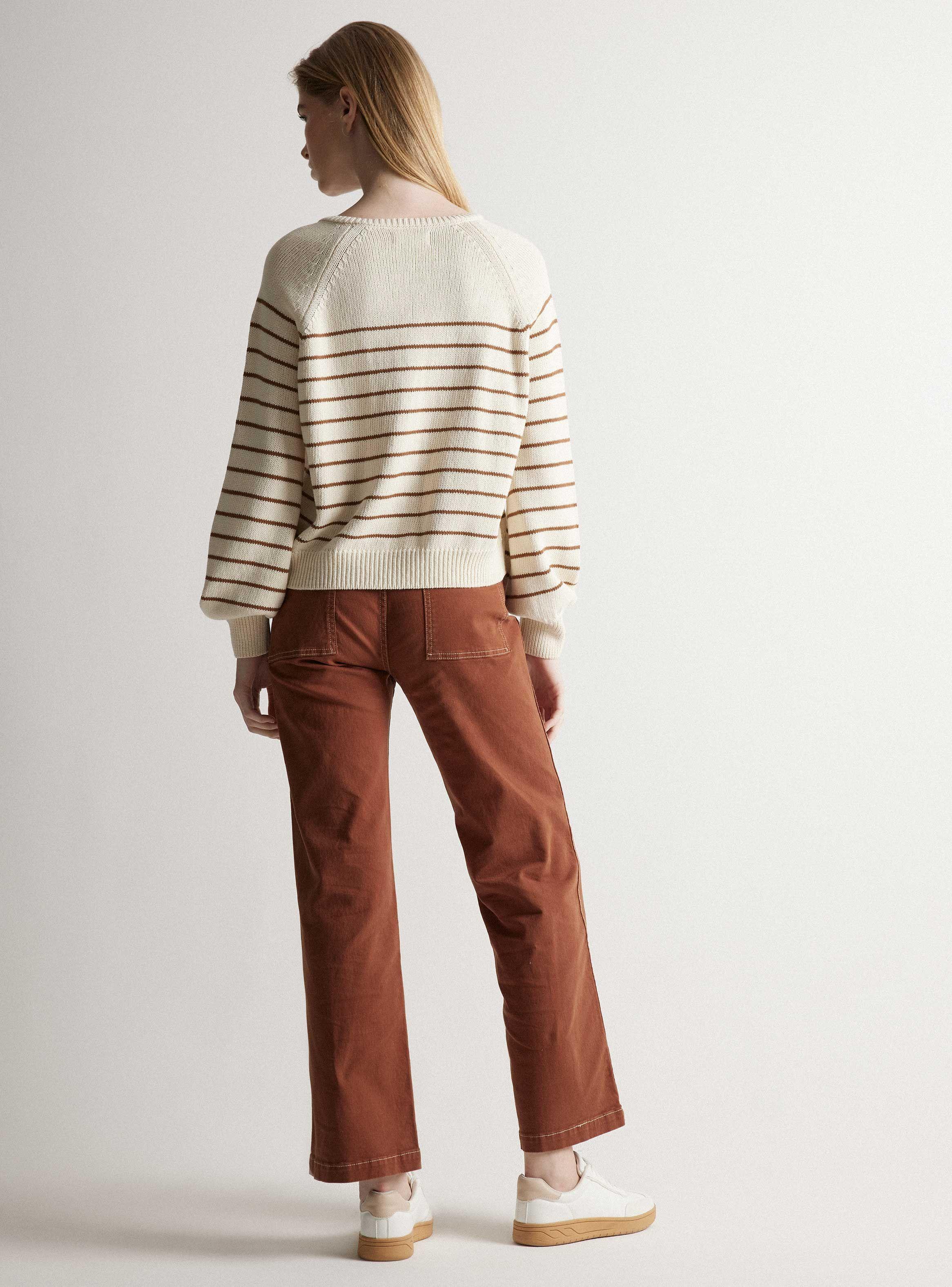 Sweater Rayado Algodón-5