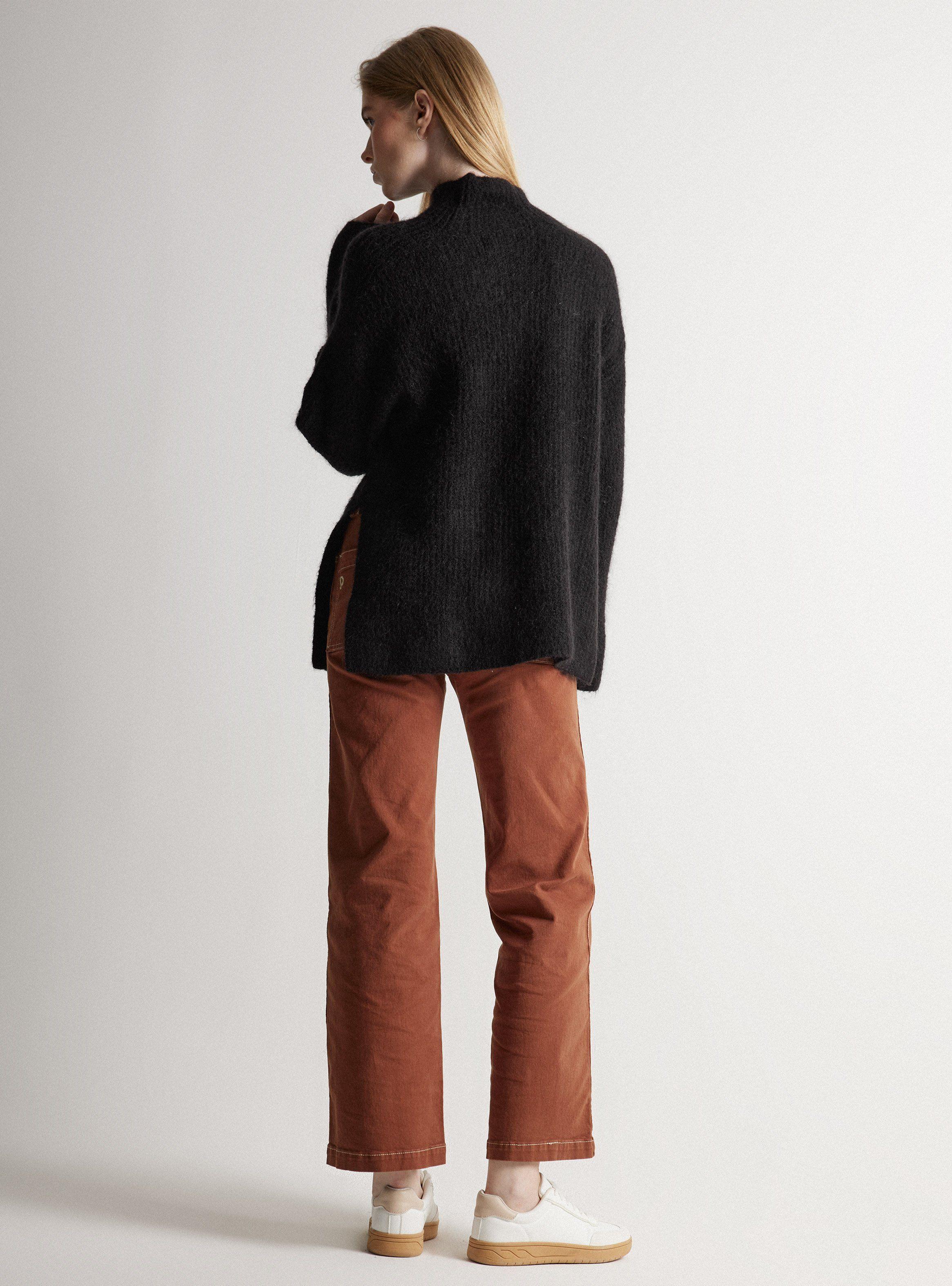 Sweater Punto Cuello Alto con Lana-5