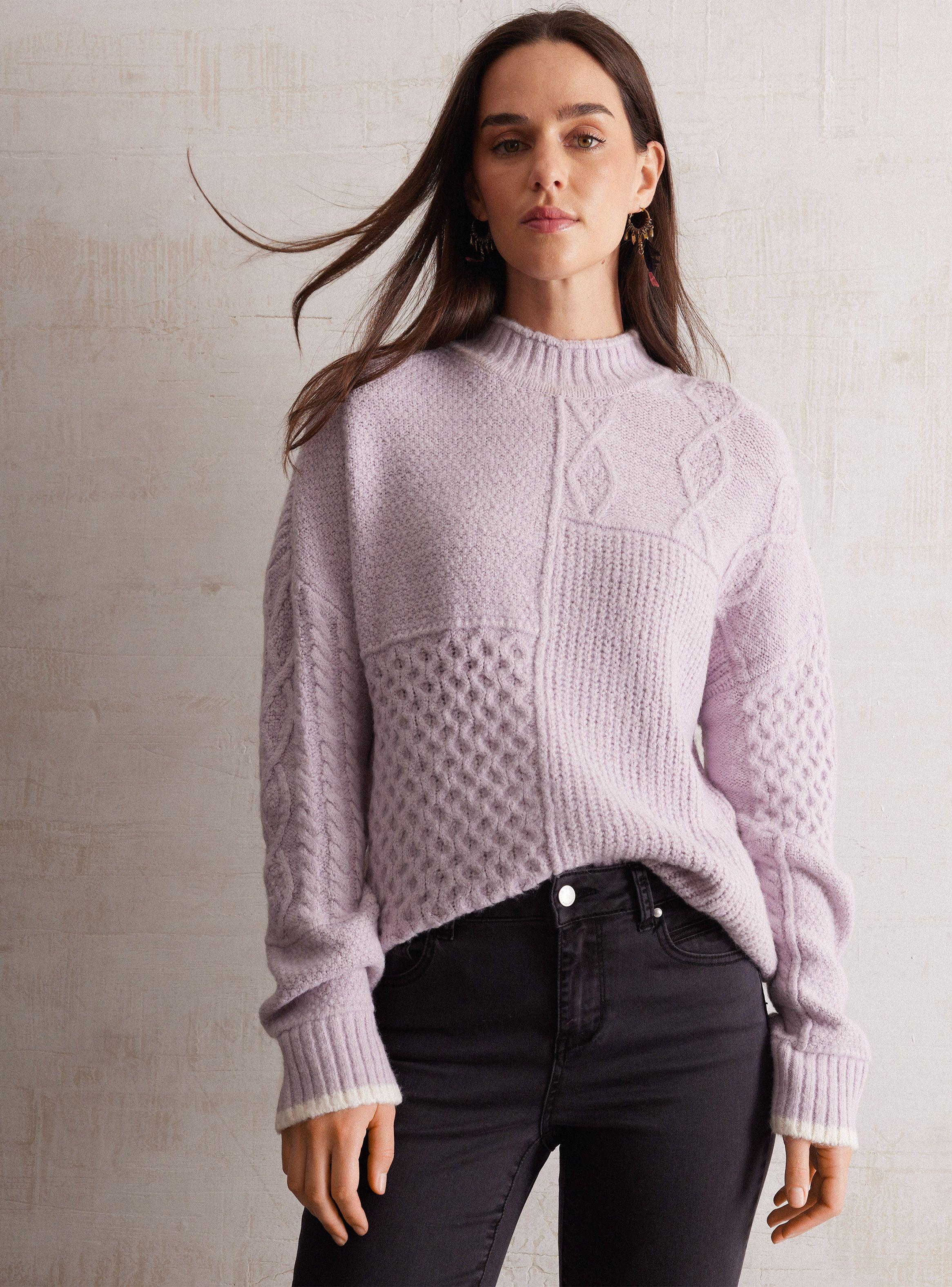 Sweater Tejido Patchwork-0