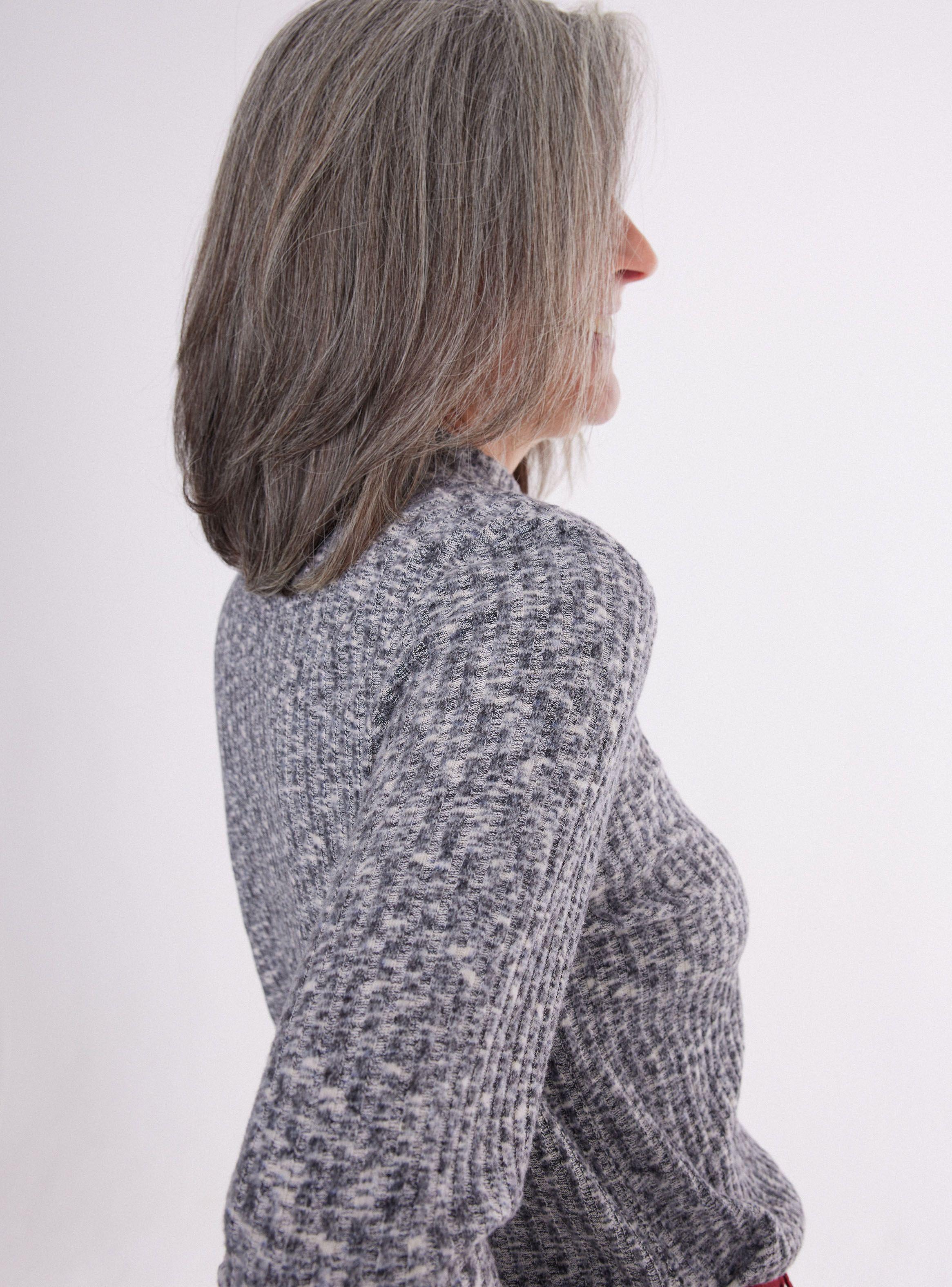 Polera Tejida Cuello Mock-3