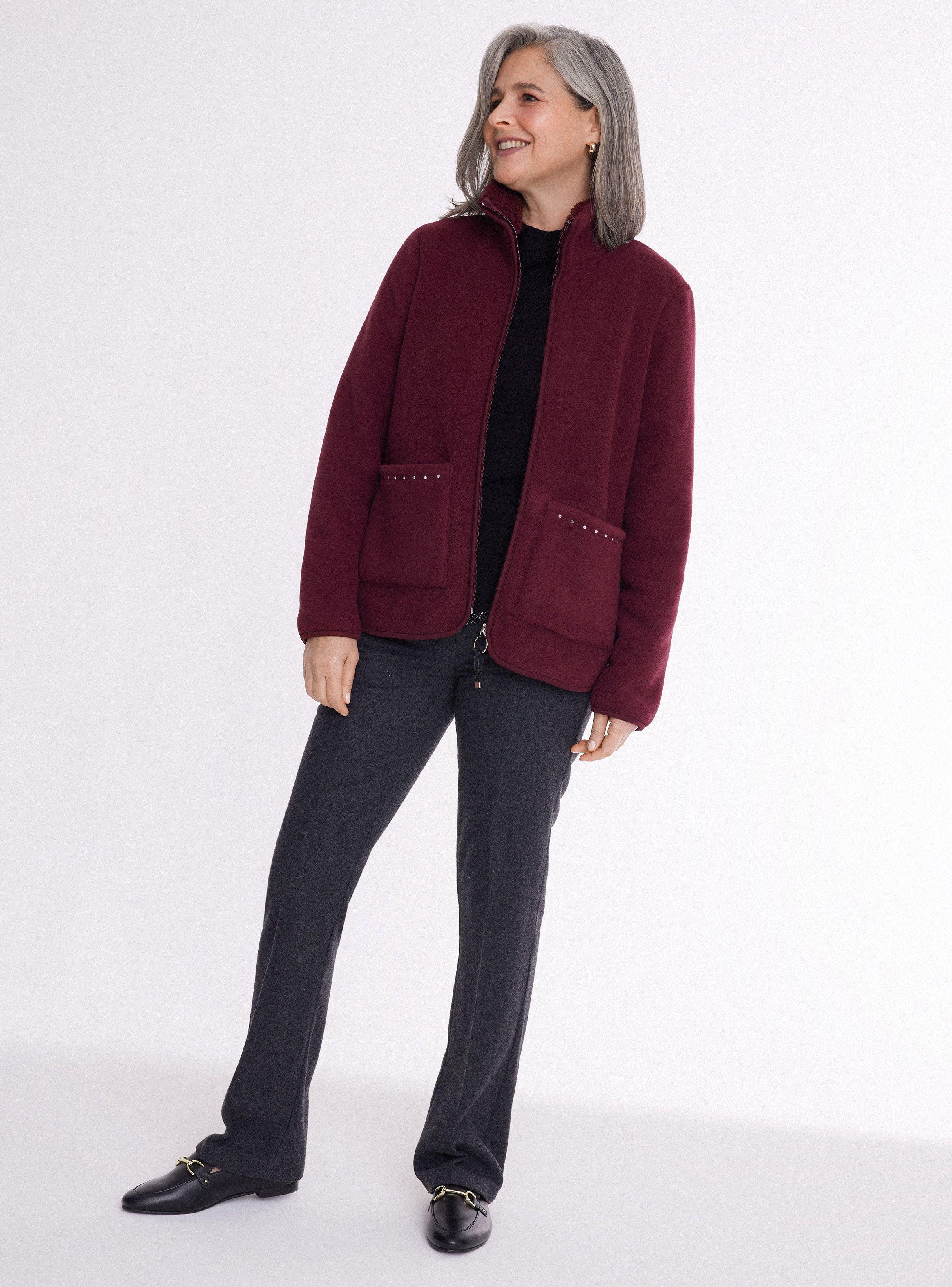 Chaqueta De Polar Con Bolsillos-4