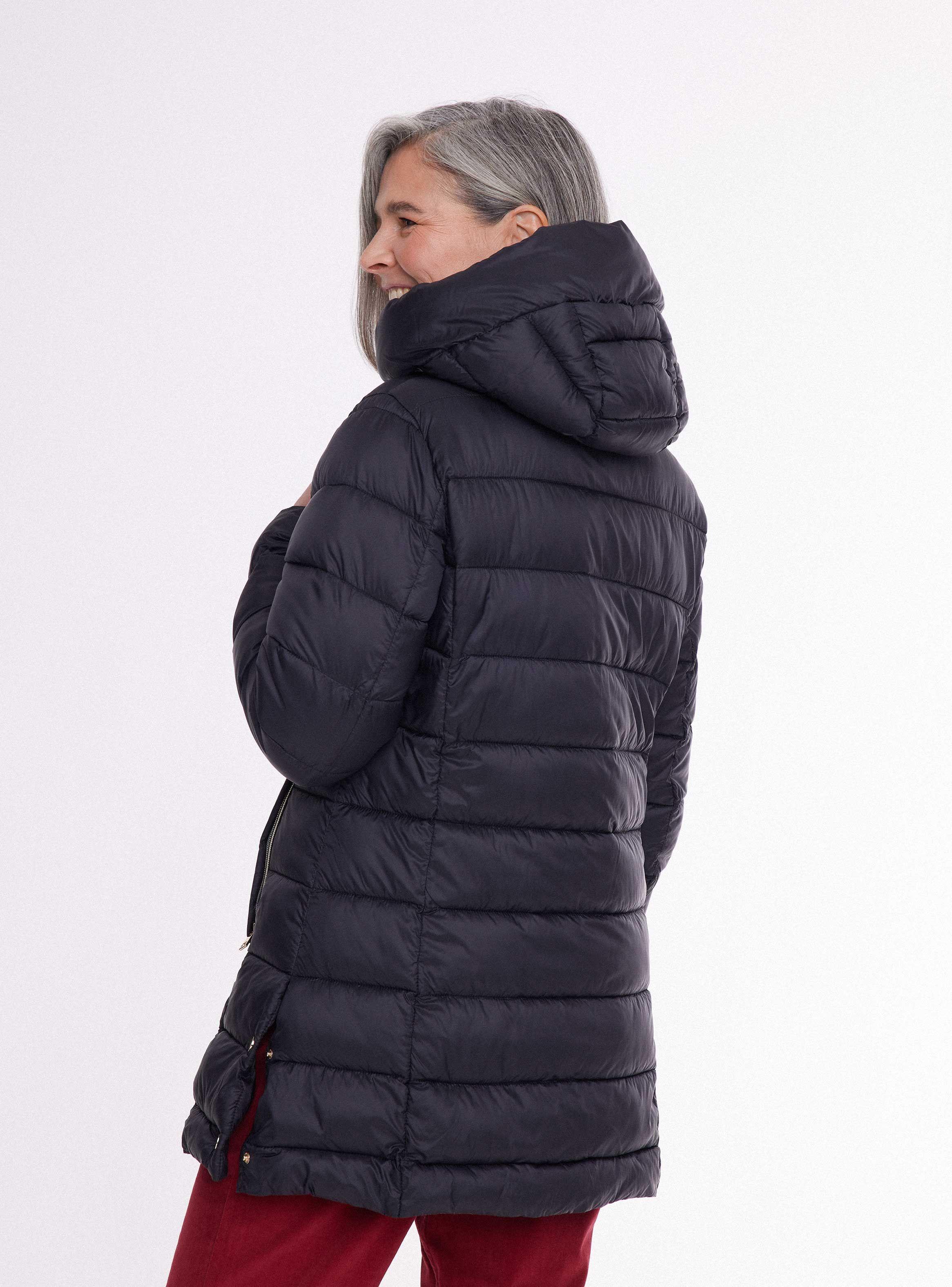 Parka Acolchada En V-1