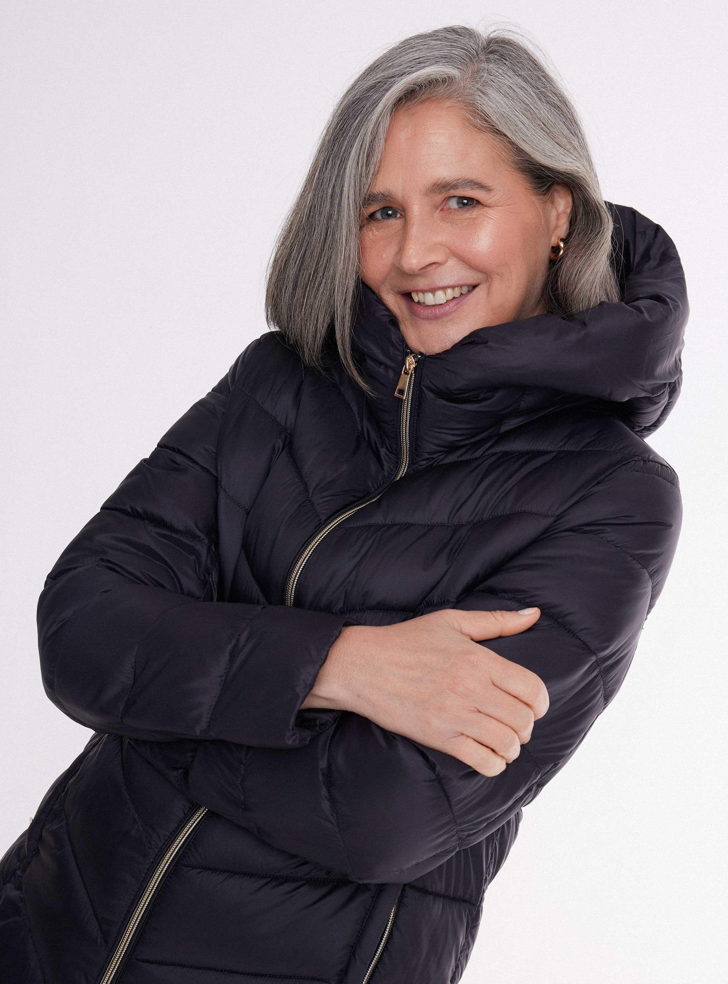 Parka Acolchada En V-2
