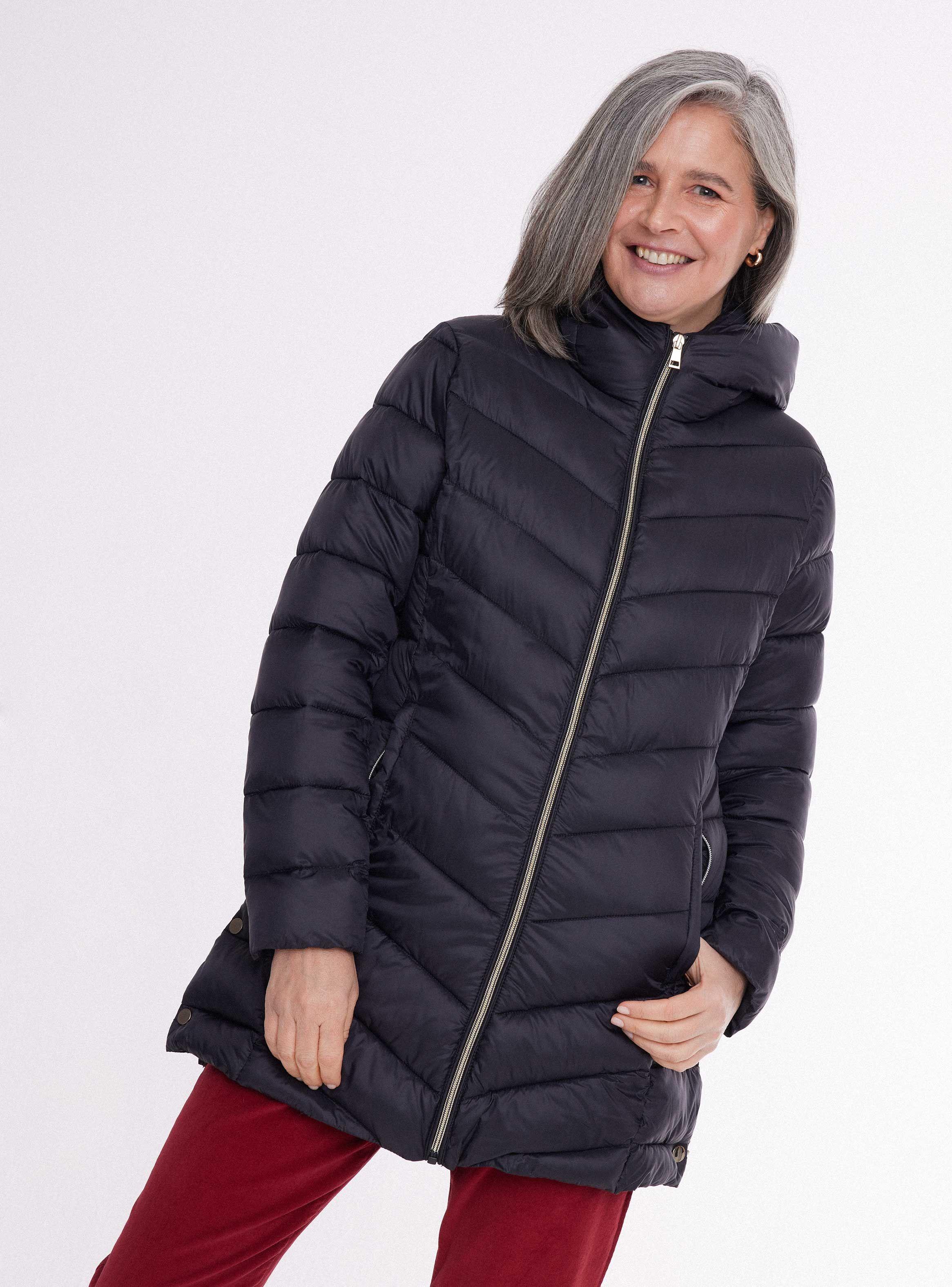 Parka Acolchada En V-0