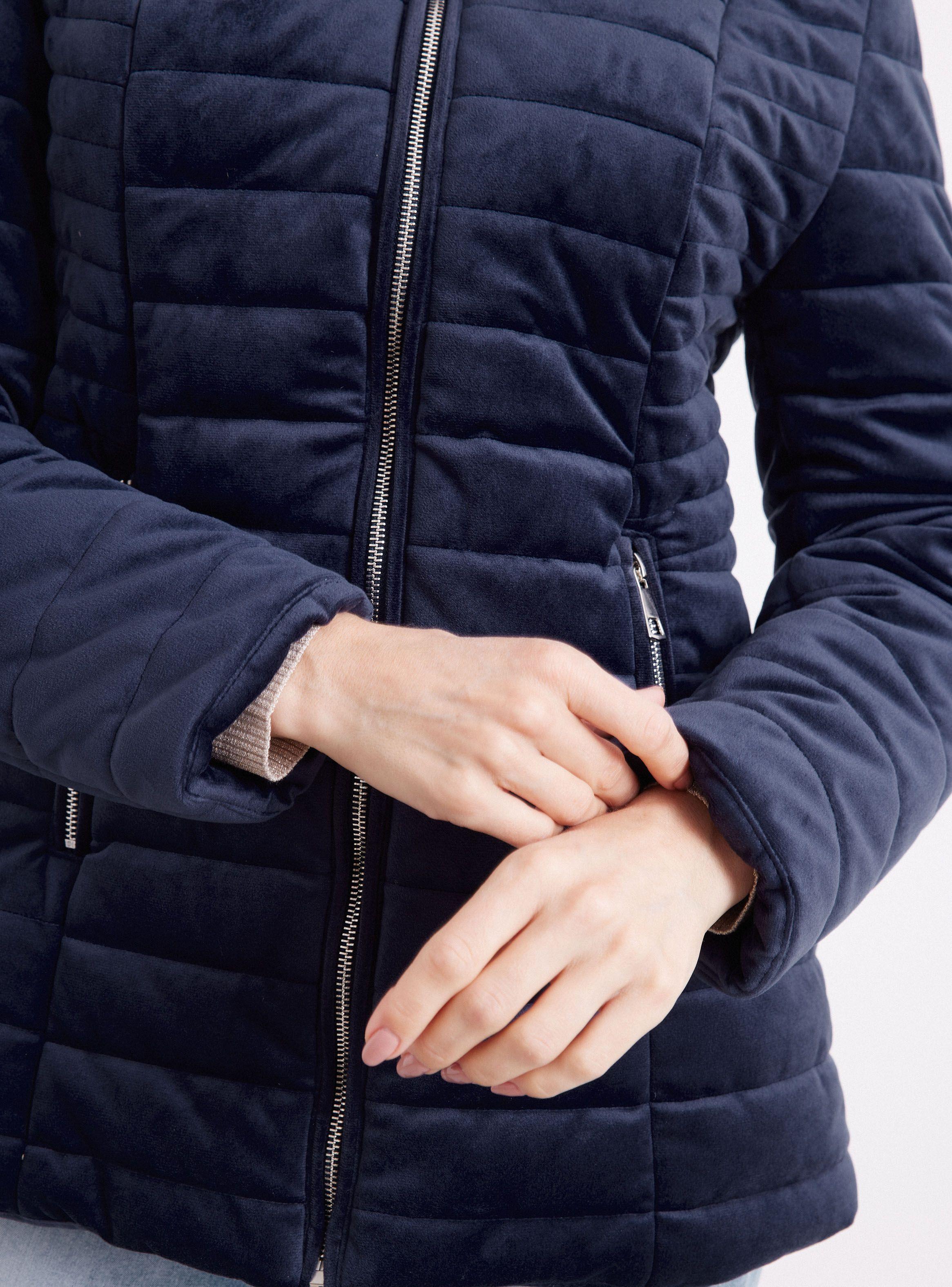 Parka De Terciopelo Acolchada-3