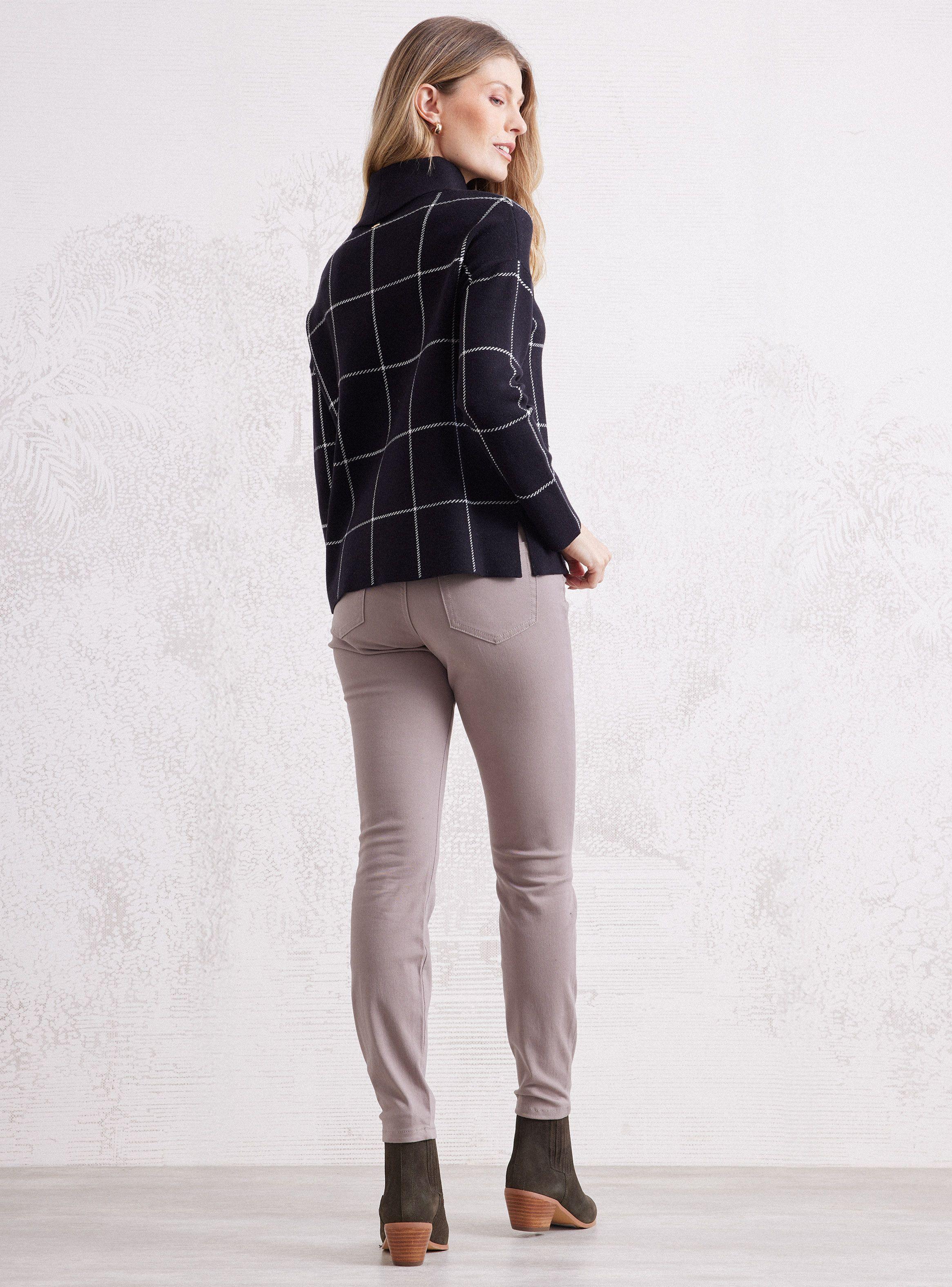 Sweater Jacquard De Cuadros Bicolor-5