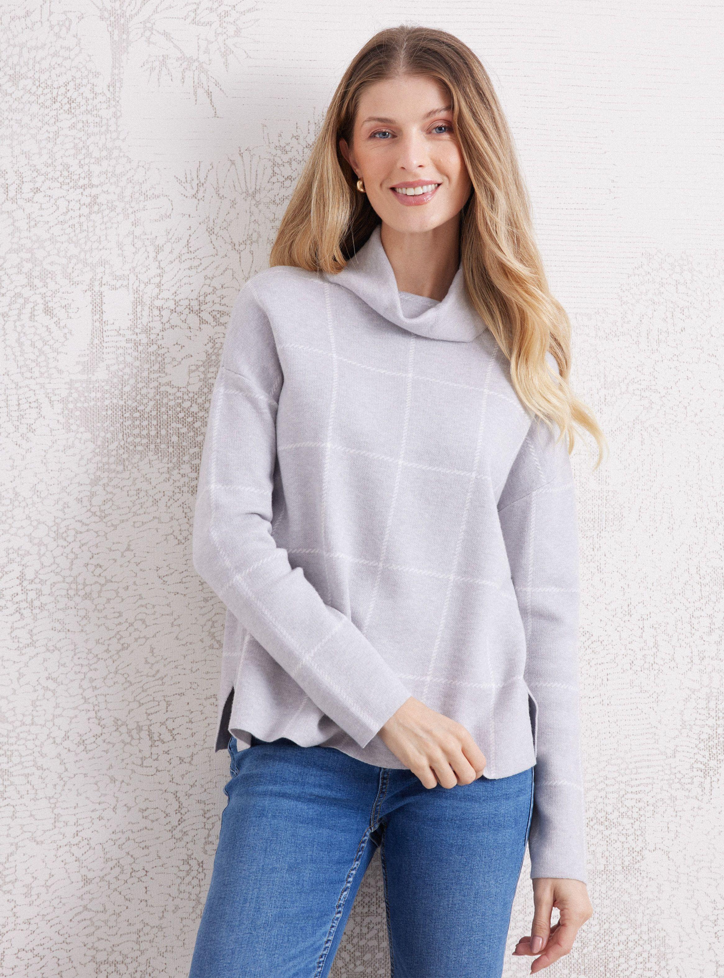 Sweater Jacquard De Cuadros Bicolor-0