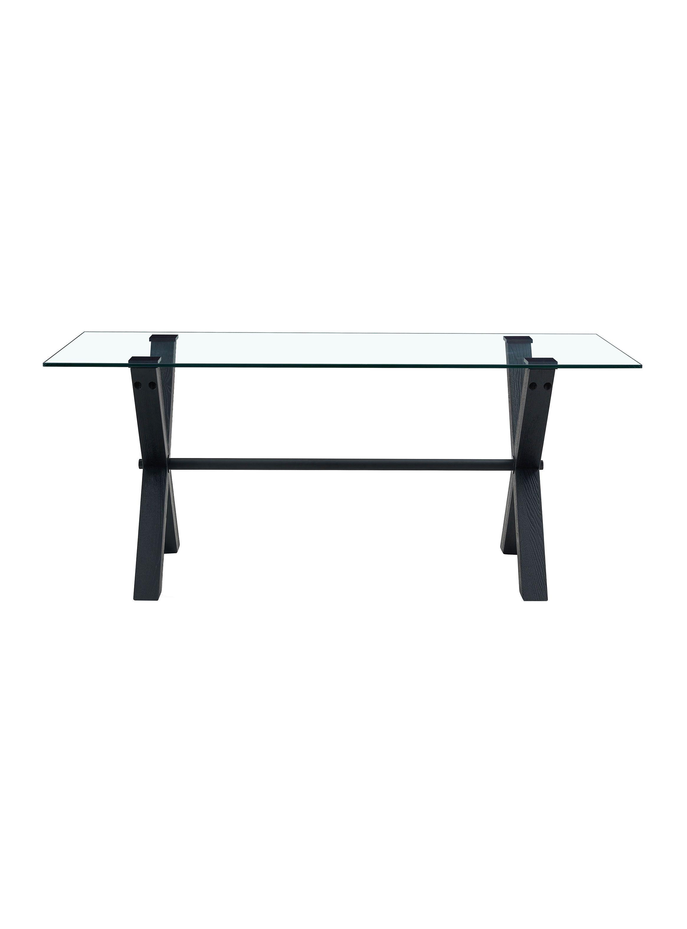 Juego Comedor Pamela 6 Sillas Vidrio Negro-3