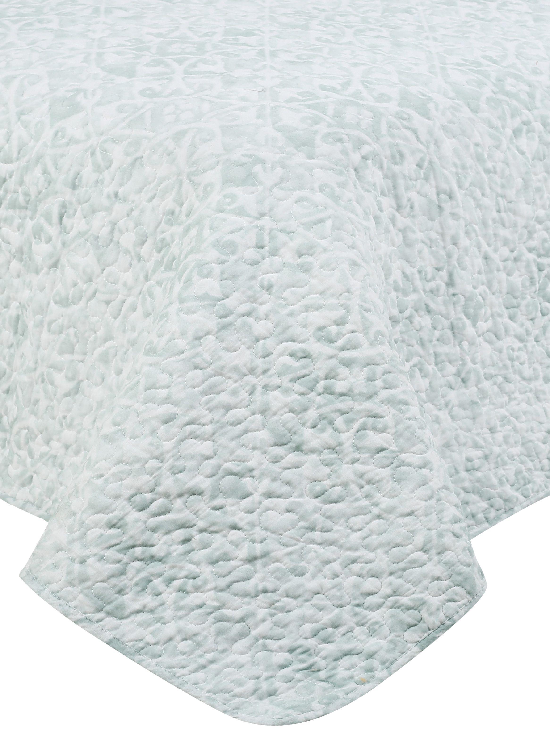 Quilt 1.5 Plazas Sarah Miller Mosaico Menta-2