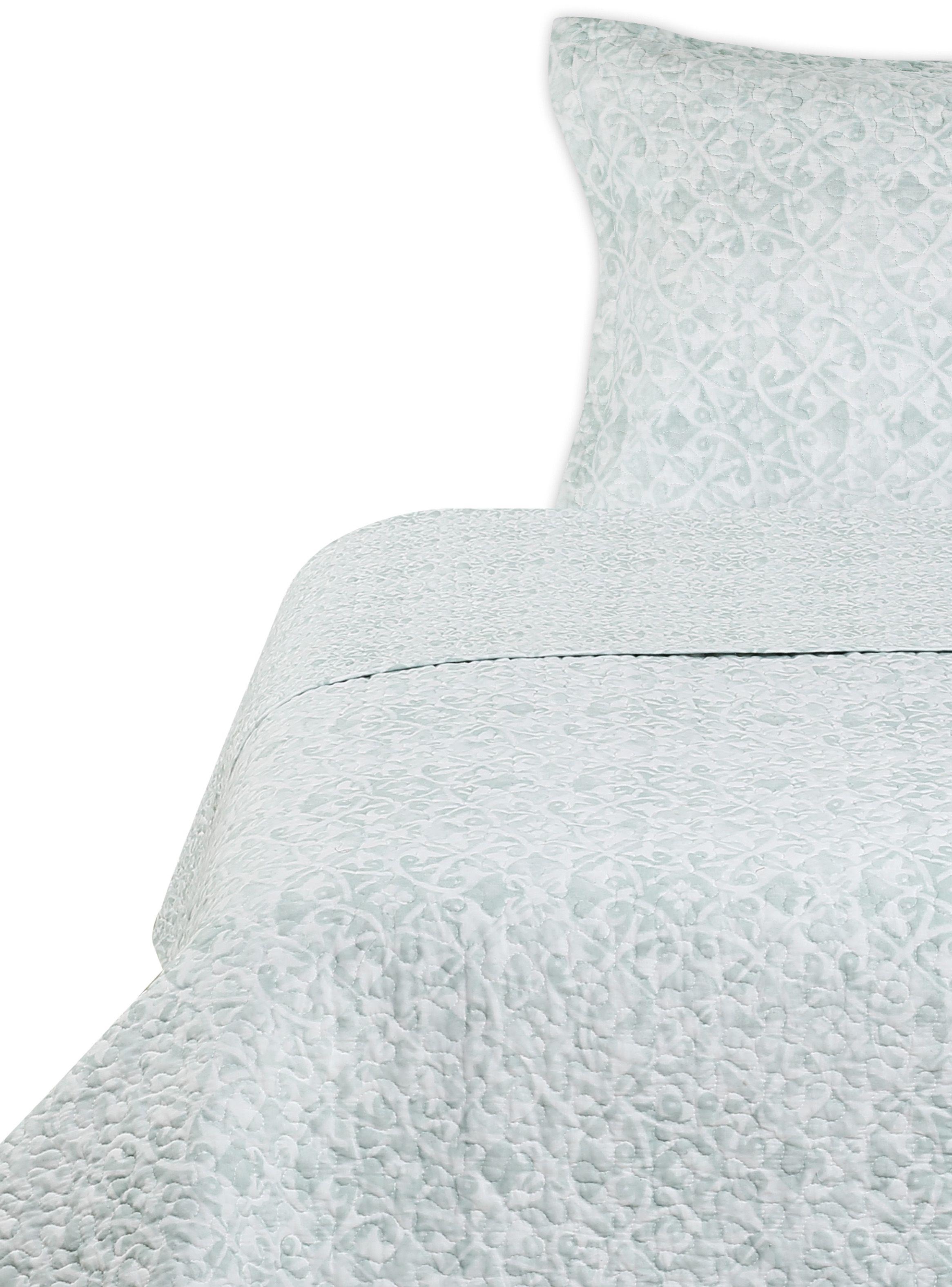 Quilt 1.5 Plazas Sarah Miller Mosaico Menta-0