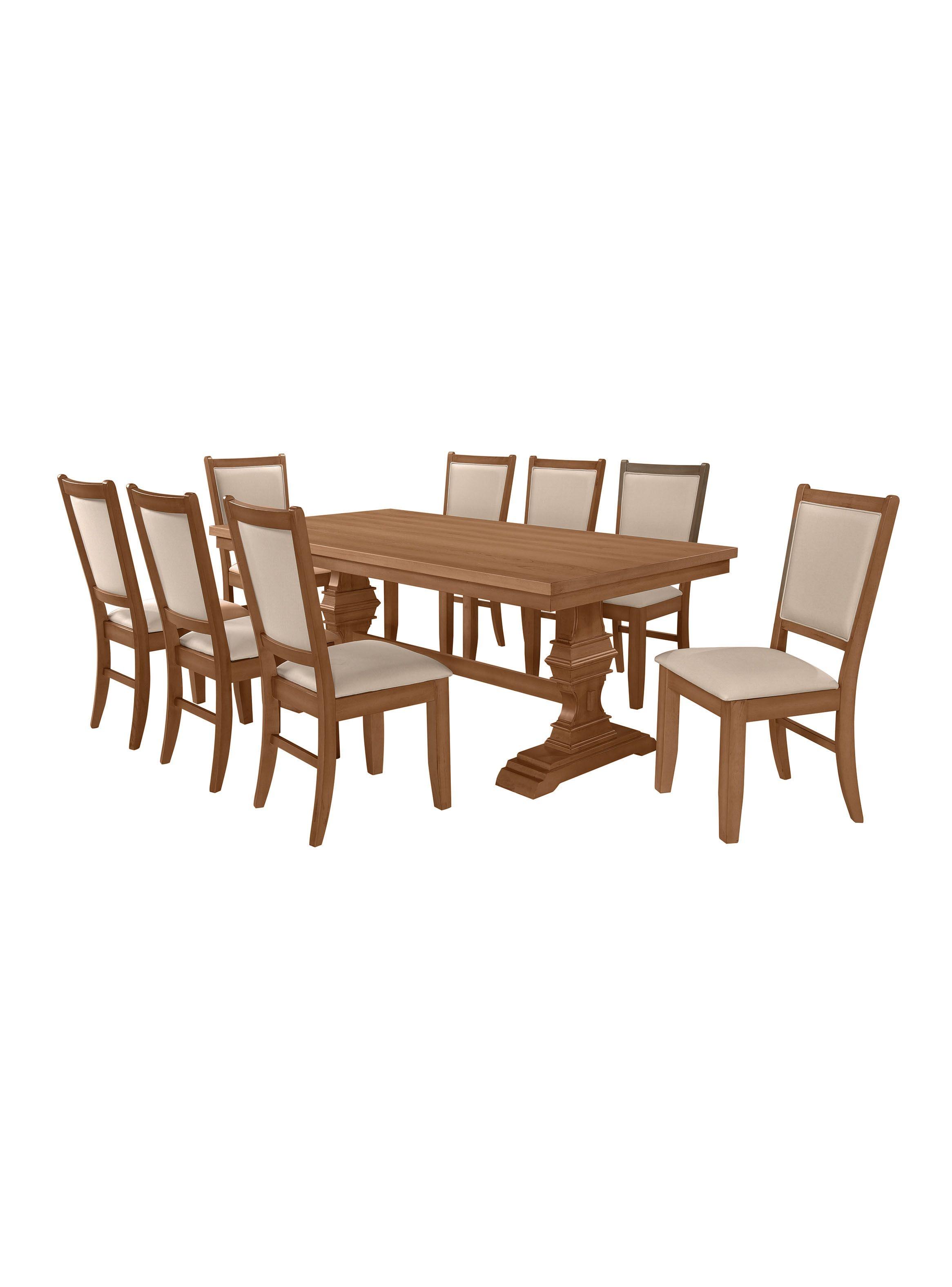 Juego Comedor New Marcia 8S Beige-1