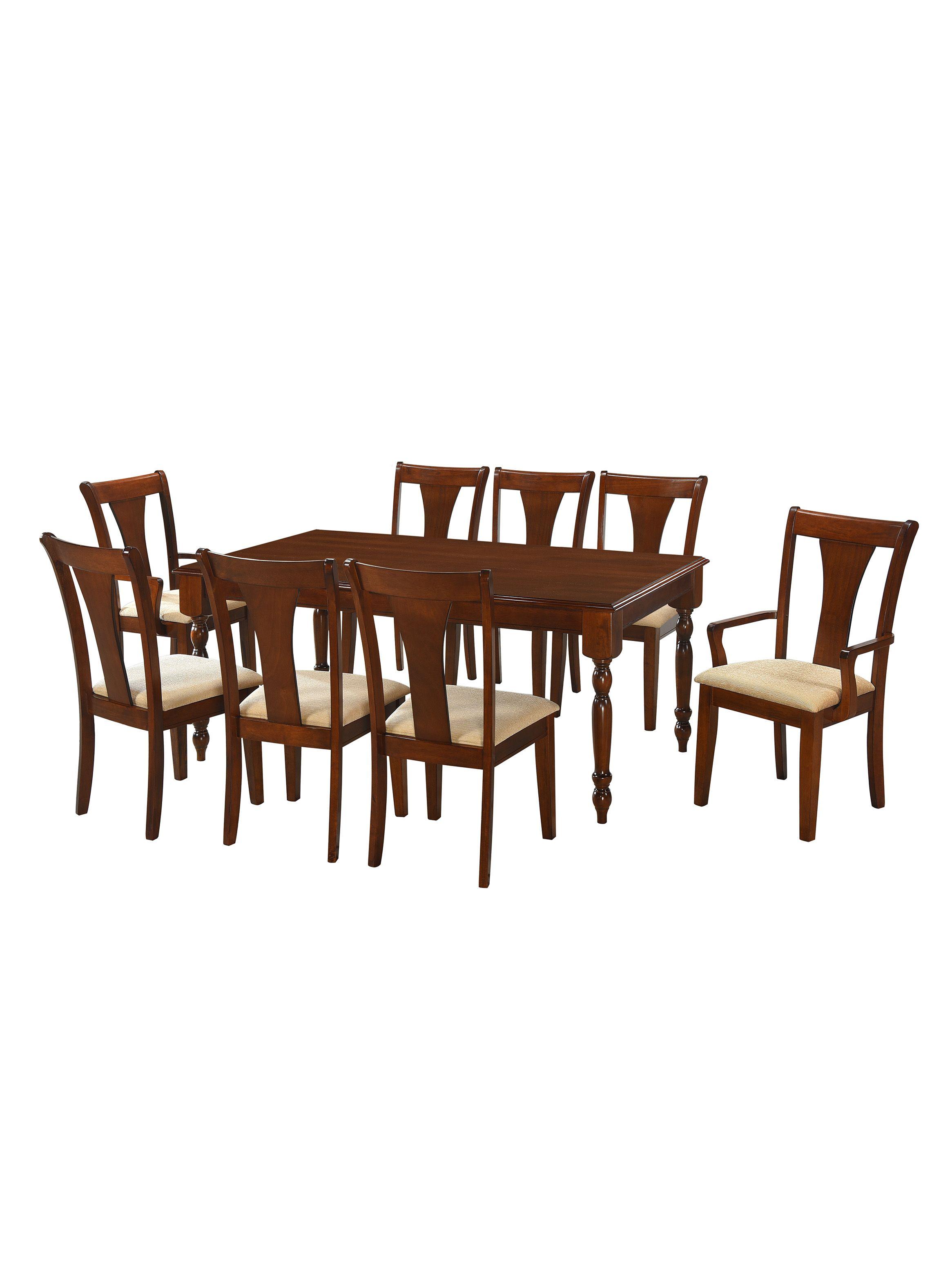 Juego Comedor New Florencia 6 Sillas + 2 Sitiales-1