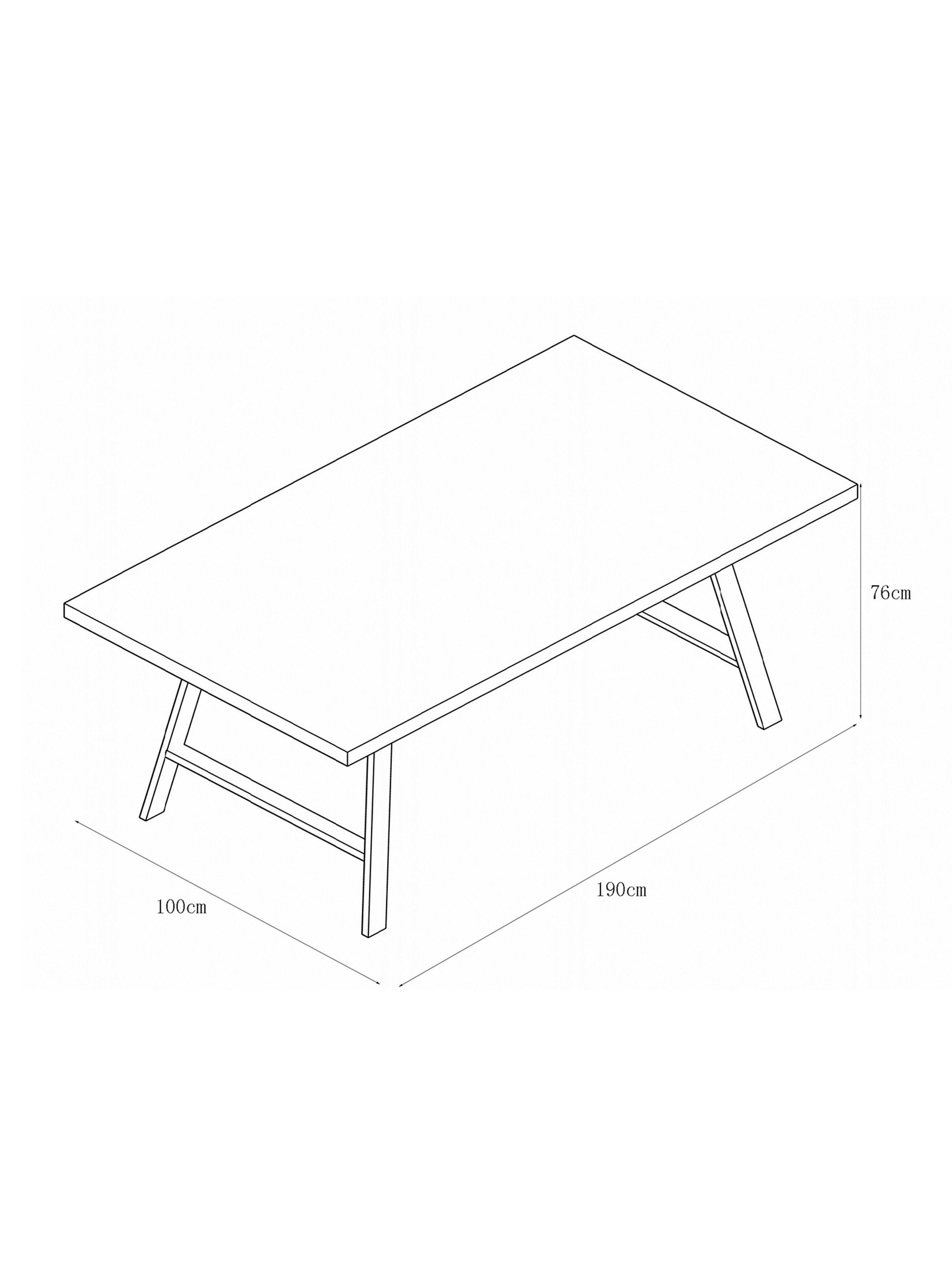 Mesa Comedor Reflex 190 cm-3