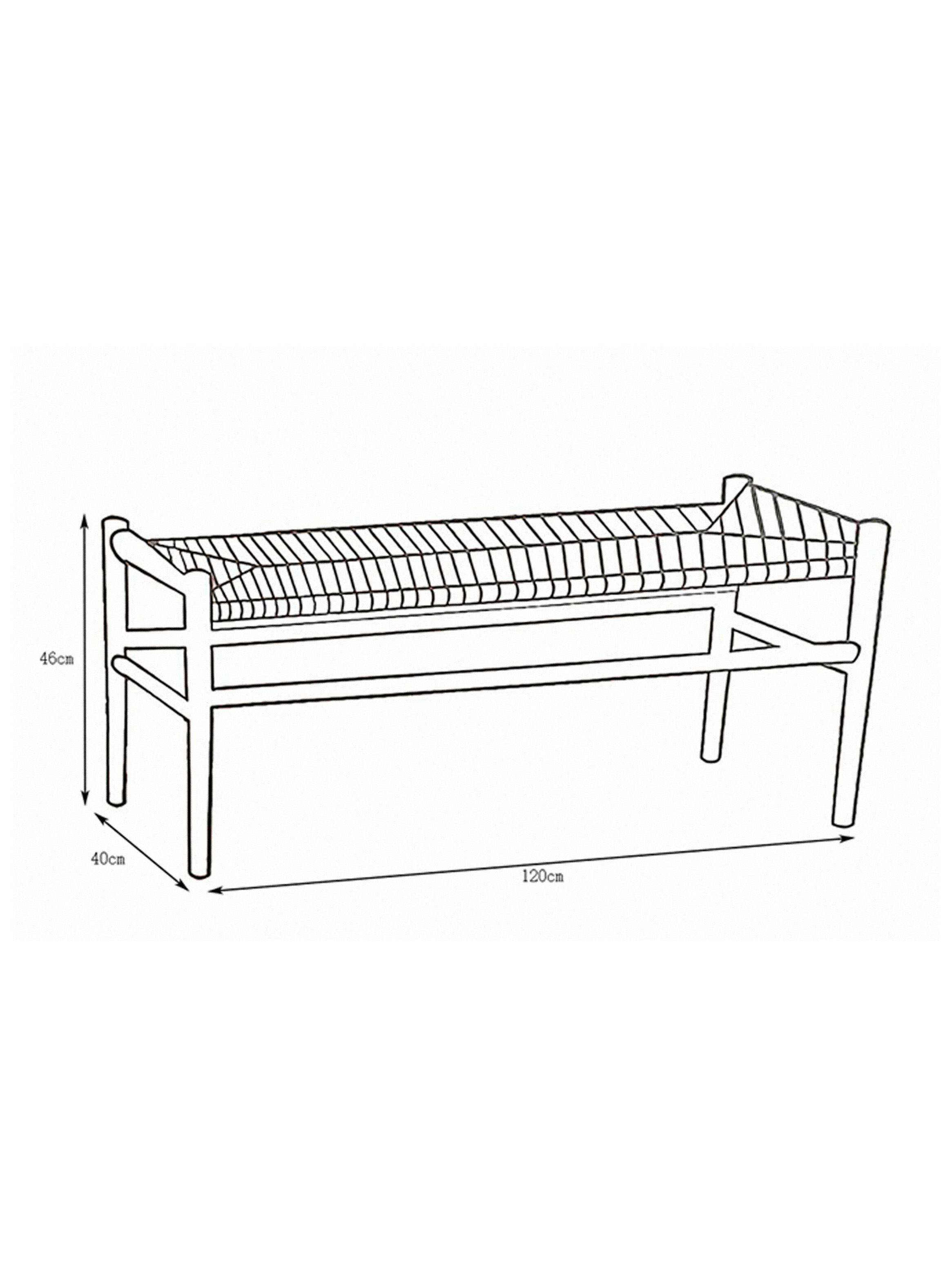 Banqueta Wishbone 120 cm-2