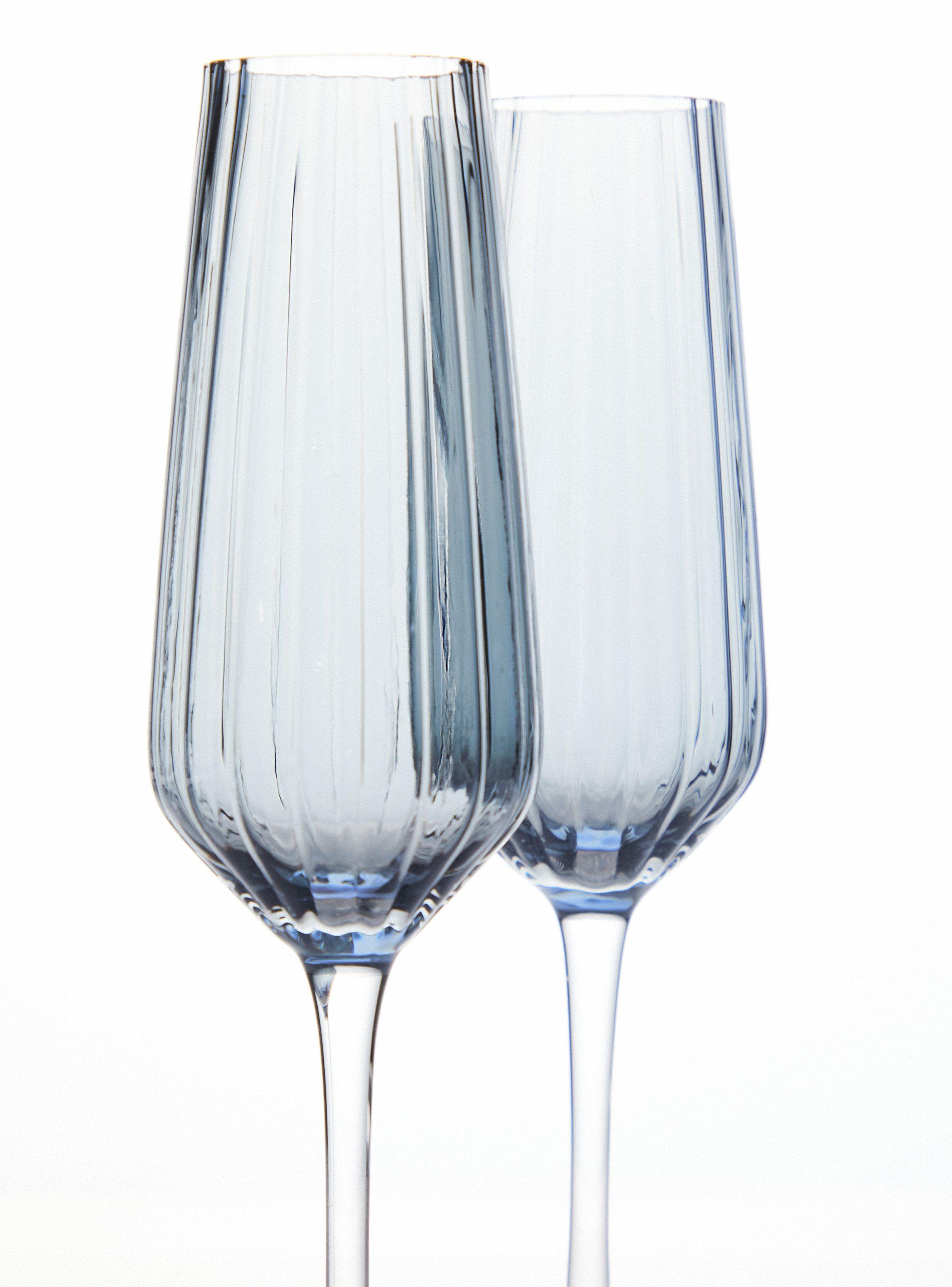 Set 4 Copas Flauta Violeta 250 ml-2