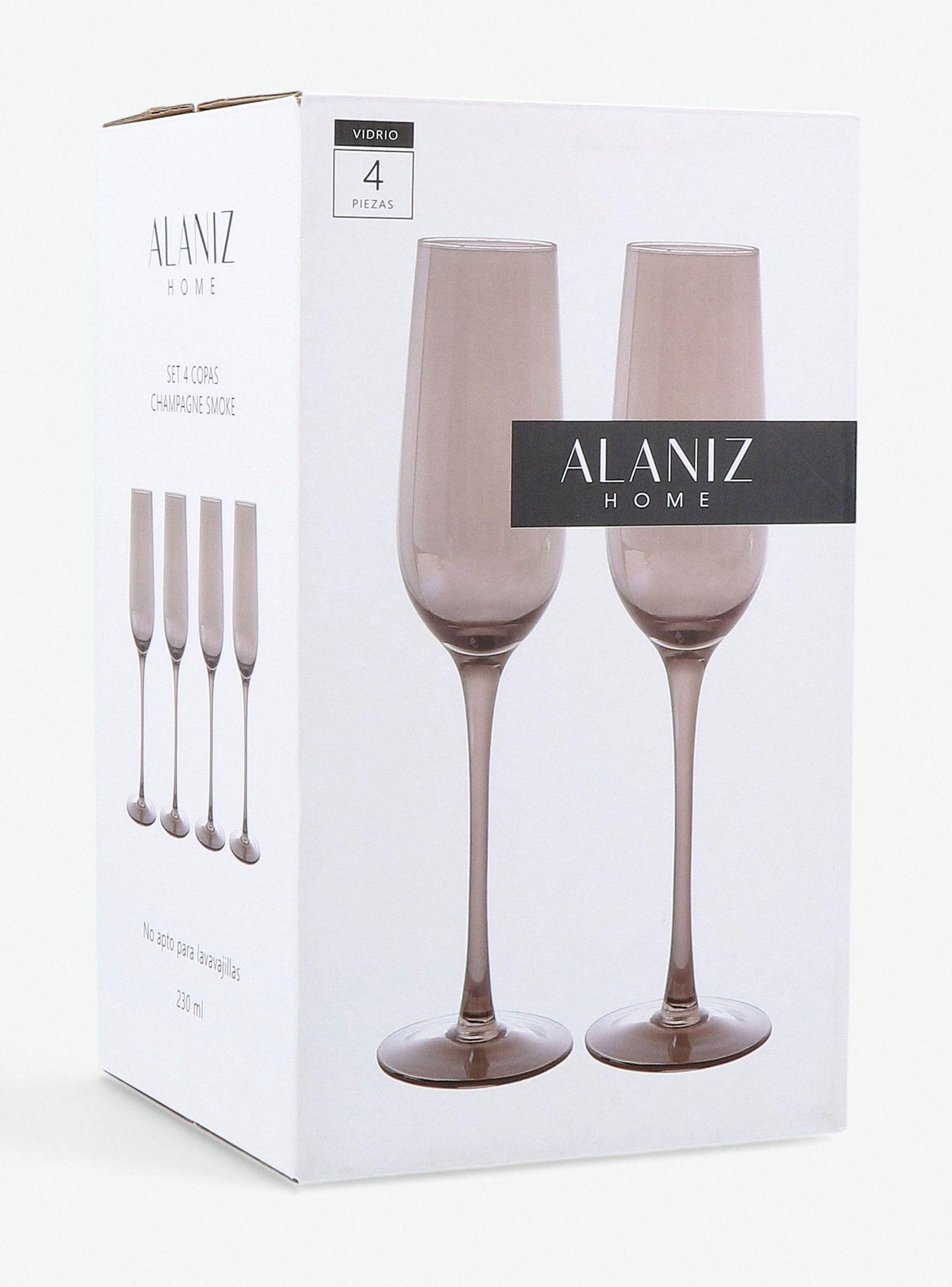 Set 4 Copas Champaña Smoke 230 ml-3