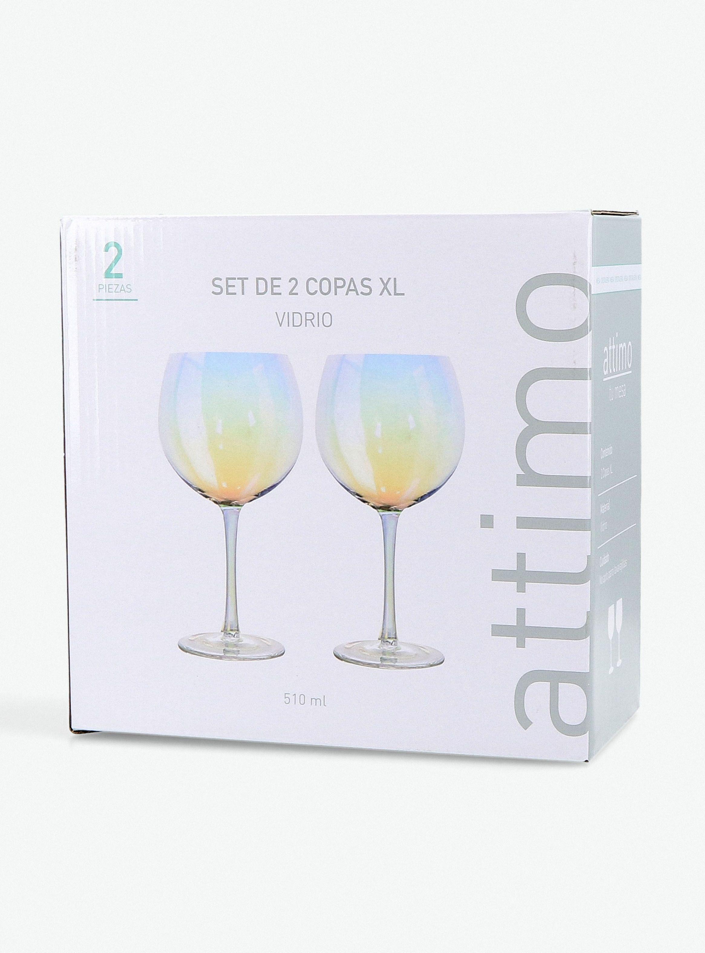 Set 2 Copas XL Arcoíris 510 ml-3