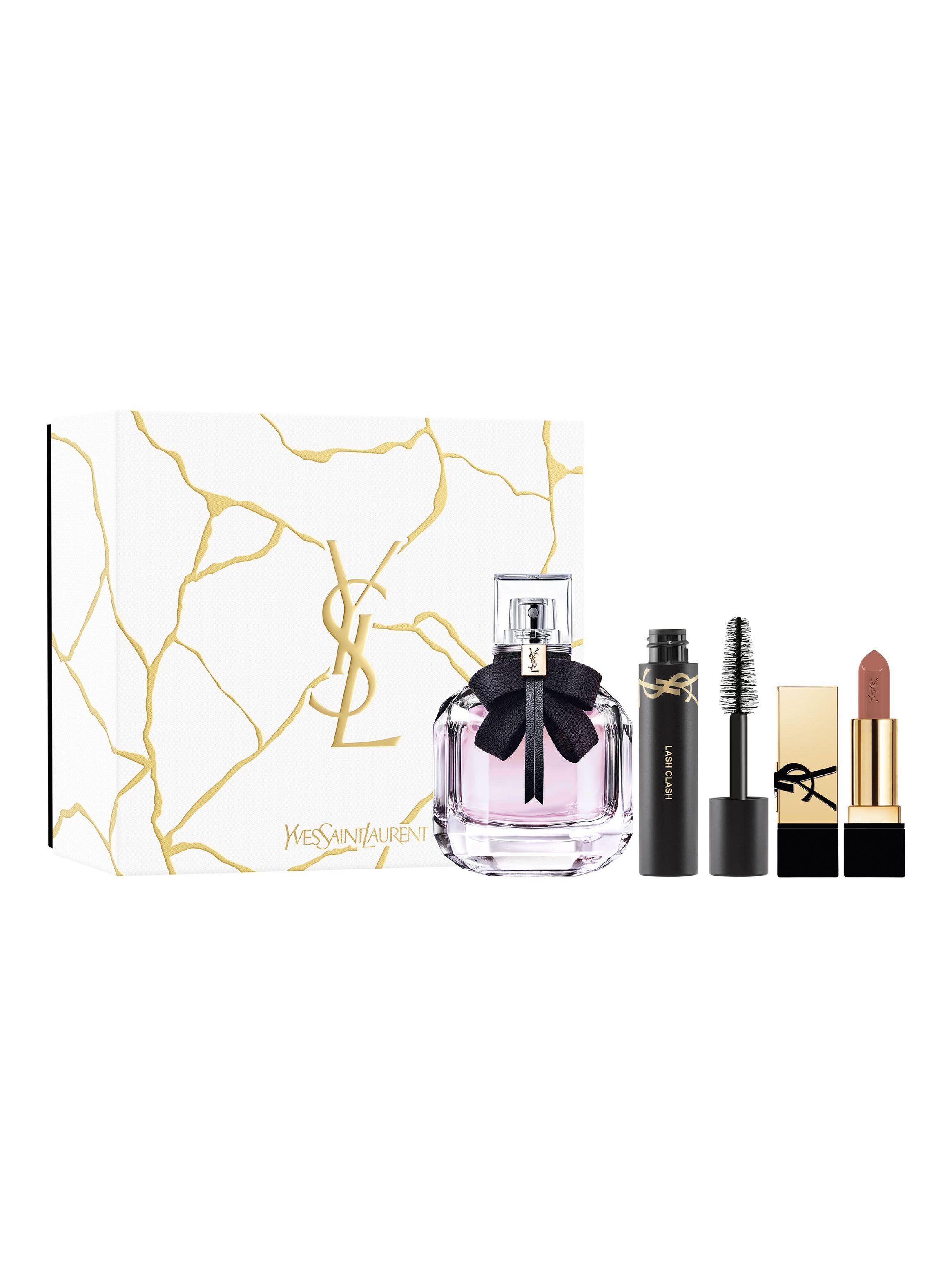 Set Perfume Mon Paris EDP Mujer 50 ml + Mini Lash Clash + Mini Rouge Pur Couture Nude Muse Yves Saint Laurent-0