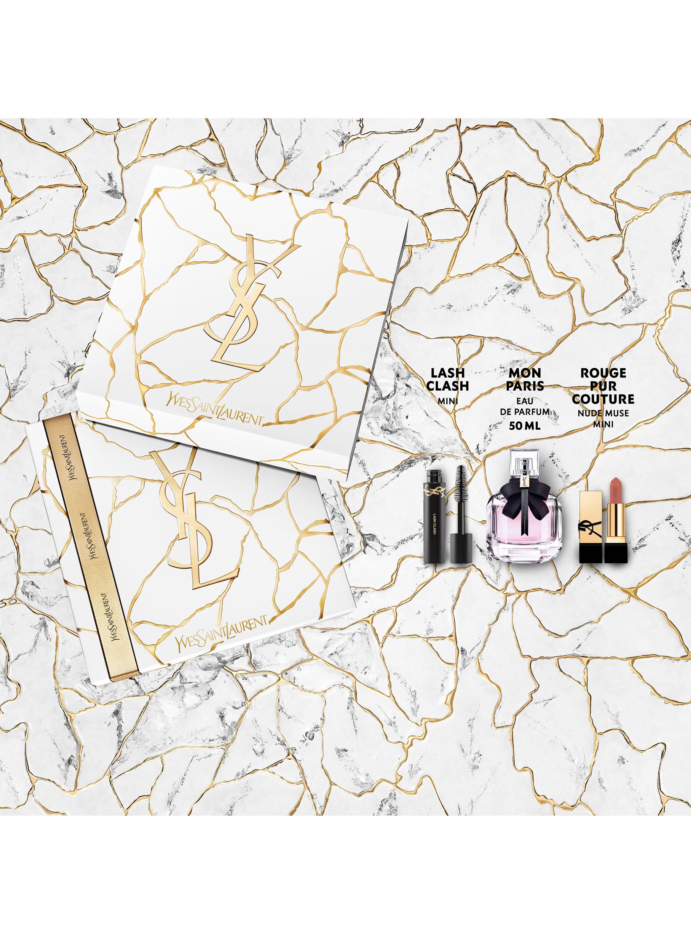 Set Perfume Mon Paris EDP Mujer 50 ml + Mini Lash Clash + Mini Rouge Pur Couture Nude Muse Yves Saint Laurent-4