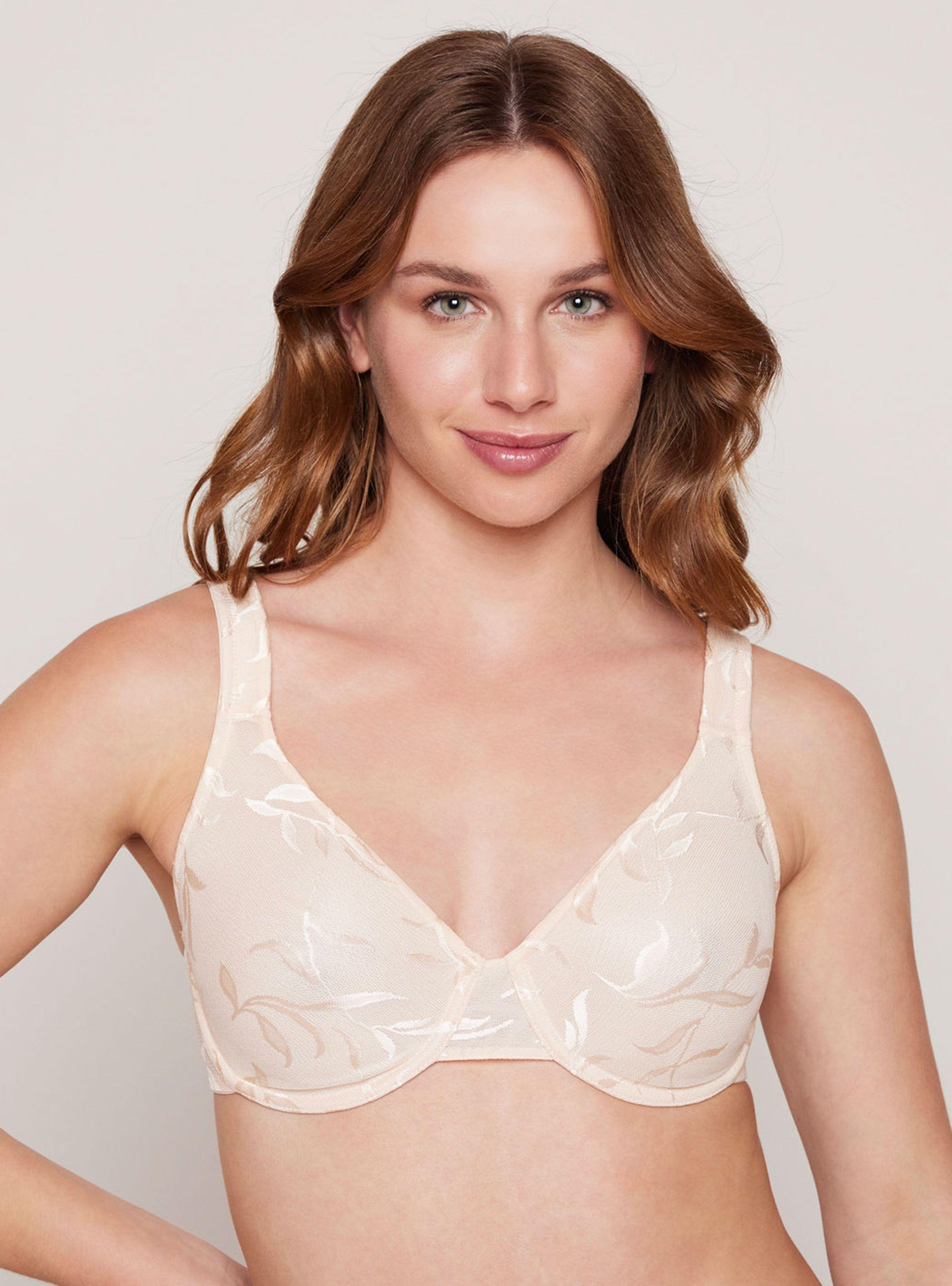 Sostén Con Arco Sin Relleno Jacquard Minimizer-0