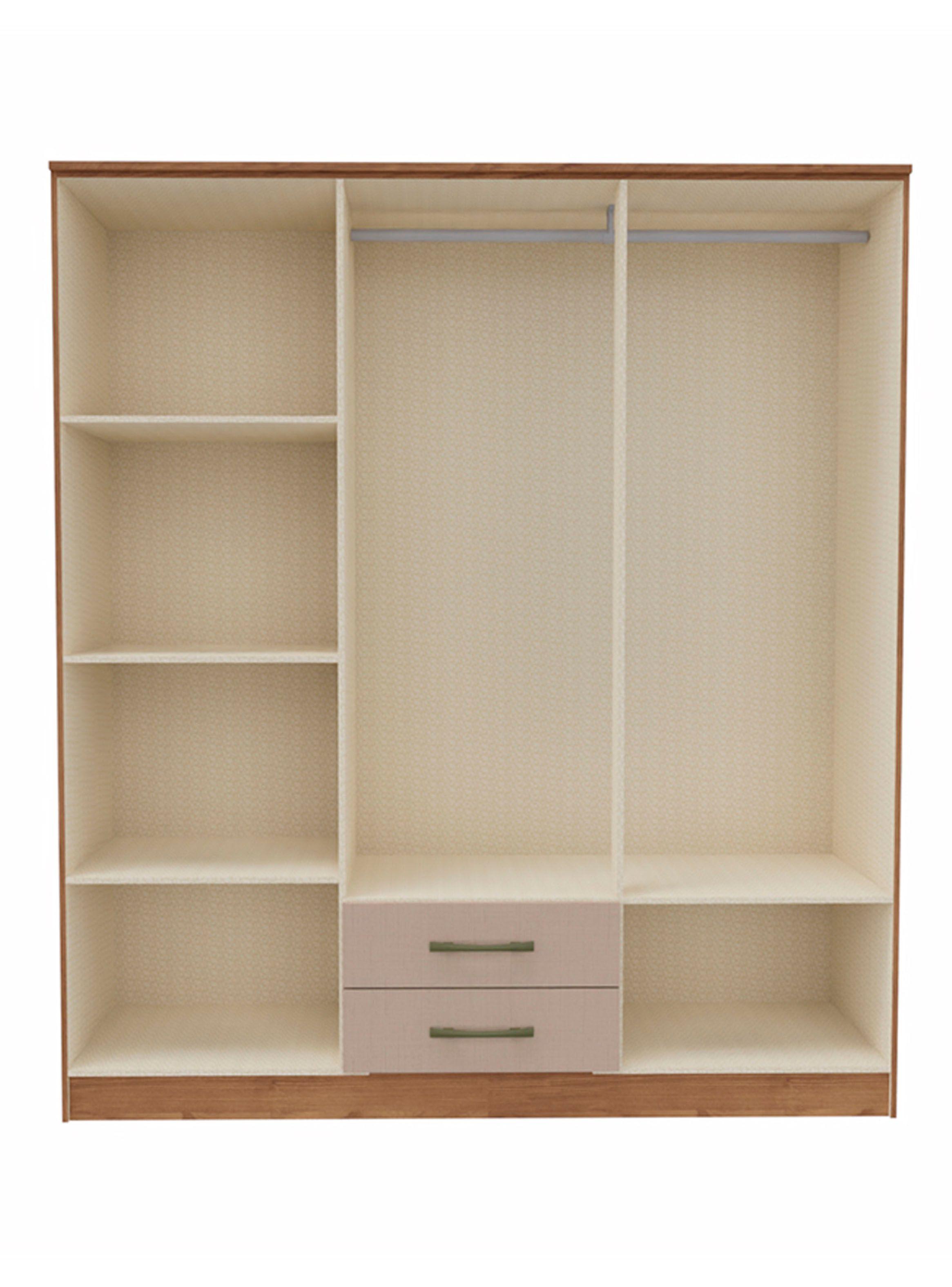 Clóset Pequim Bicolor 6 Puertas 2 Cajones-3