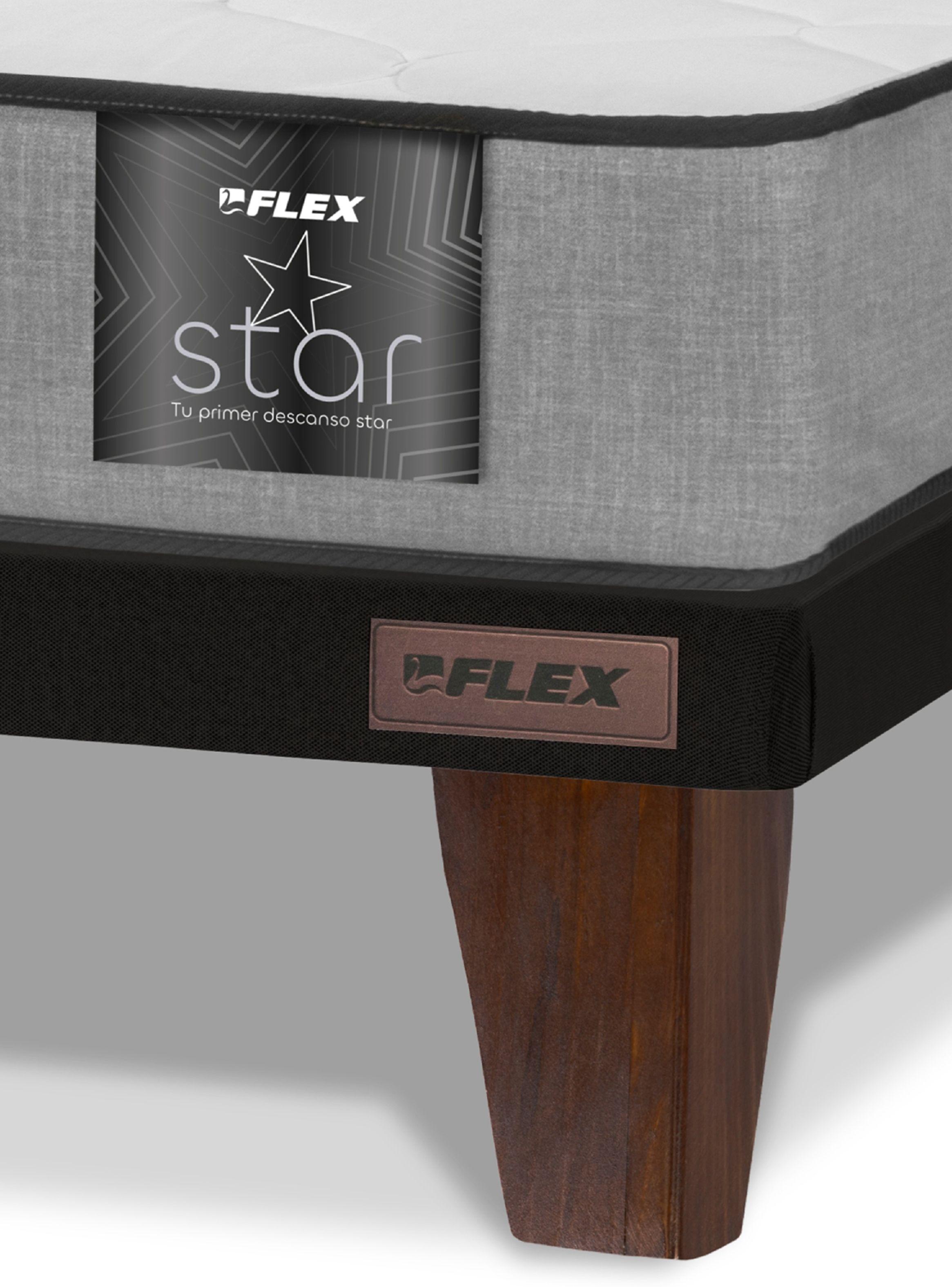 Cama Europea Star 2 Plazas x 190 cm + Set Asturias-2