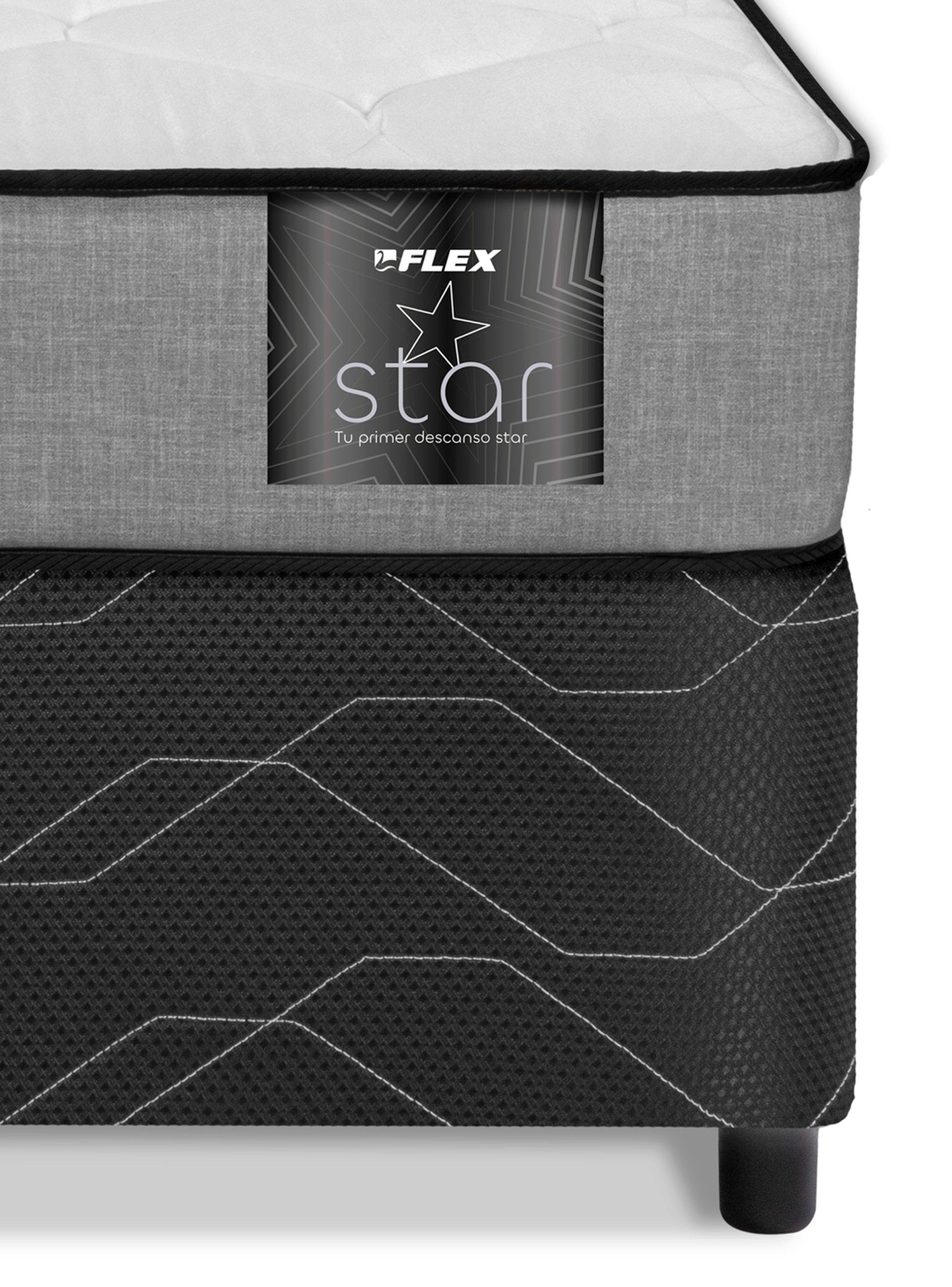Cama Americana Star 2 Plazas x 190 cm + Respaldo Royal-2