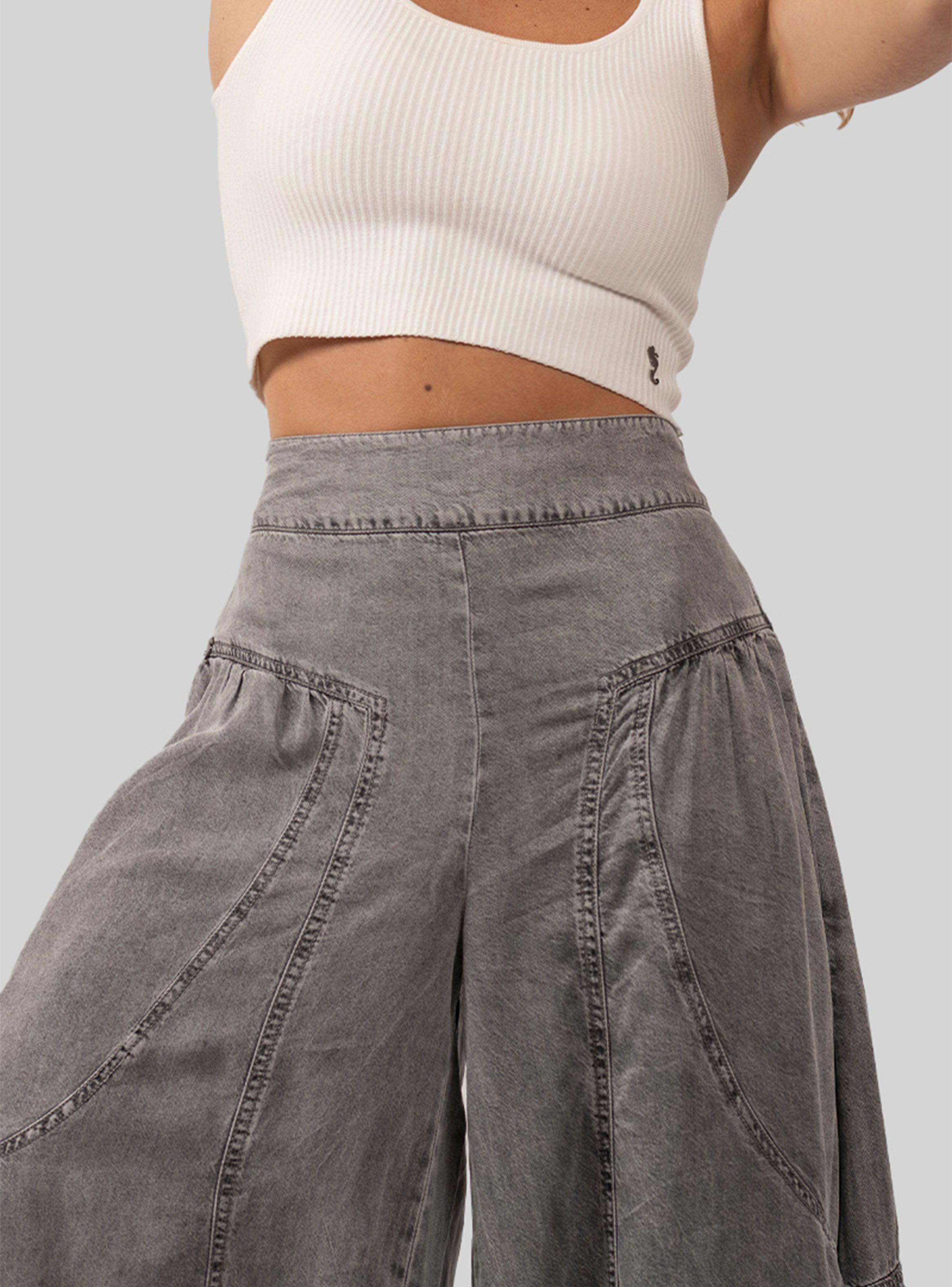 Pantalón Flo Palazzo Tencel Denim Color-2