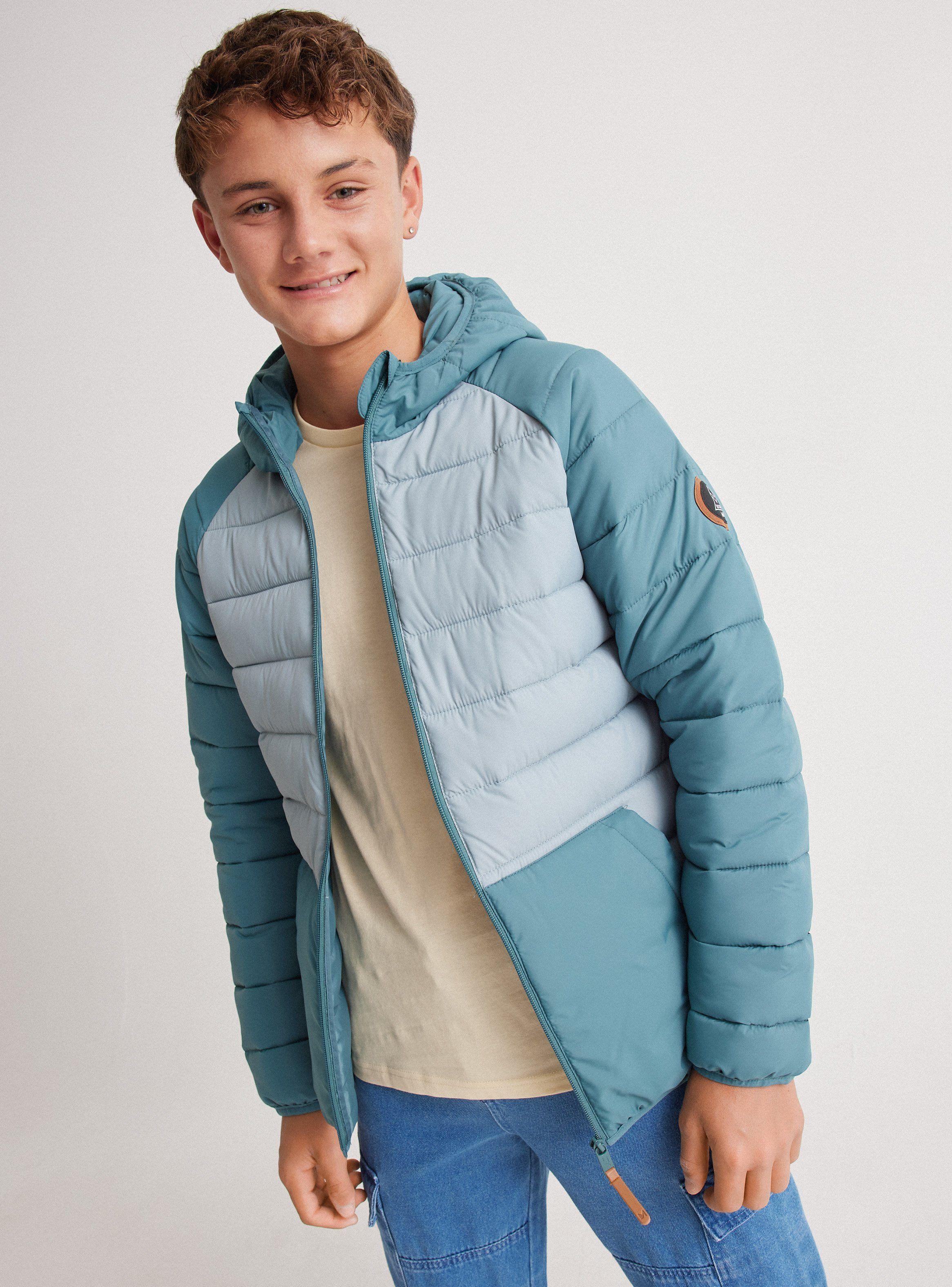 Parka Básica Bicolor Con Forro-0