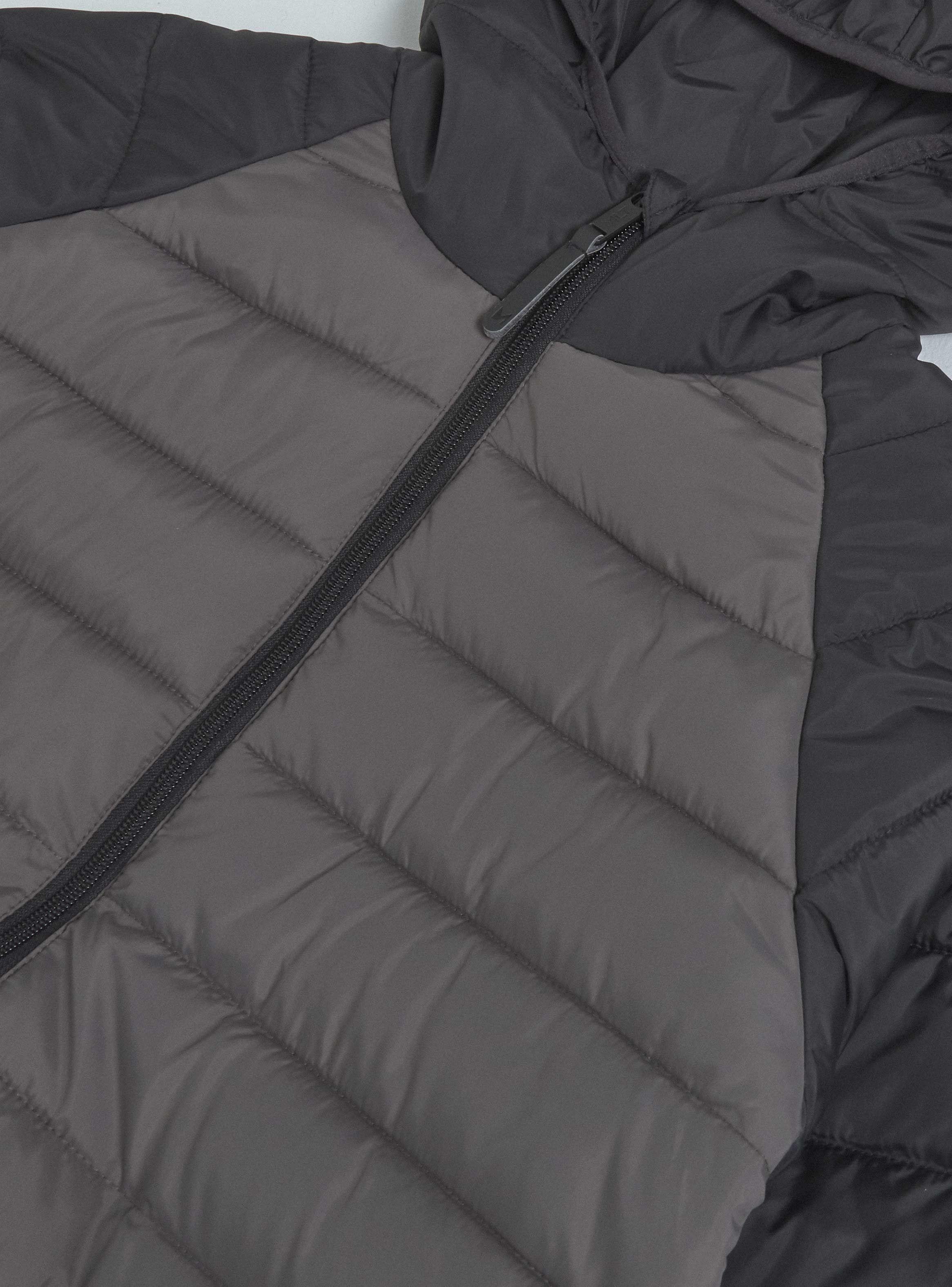 Parka Básica Bicolor Con Forro-4