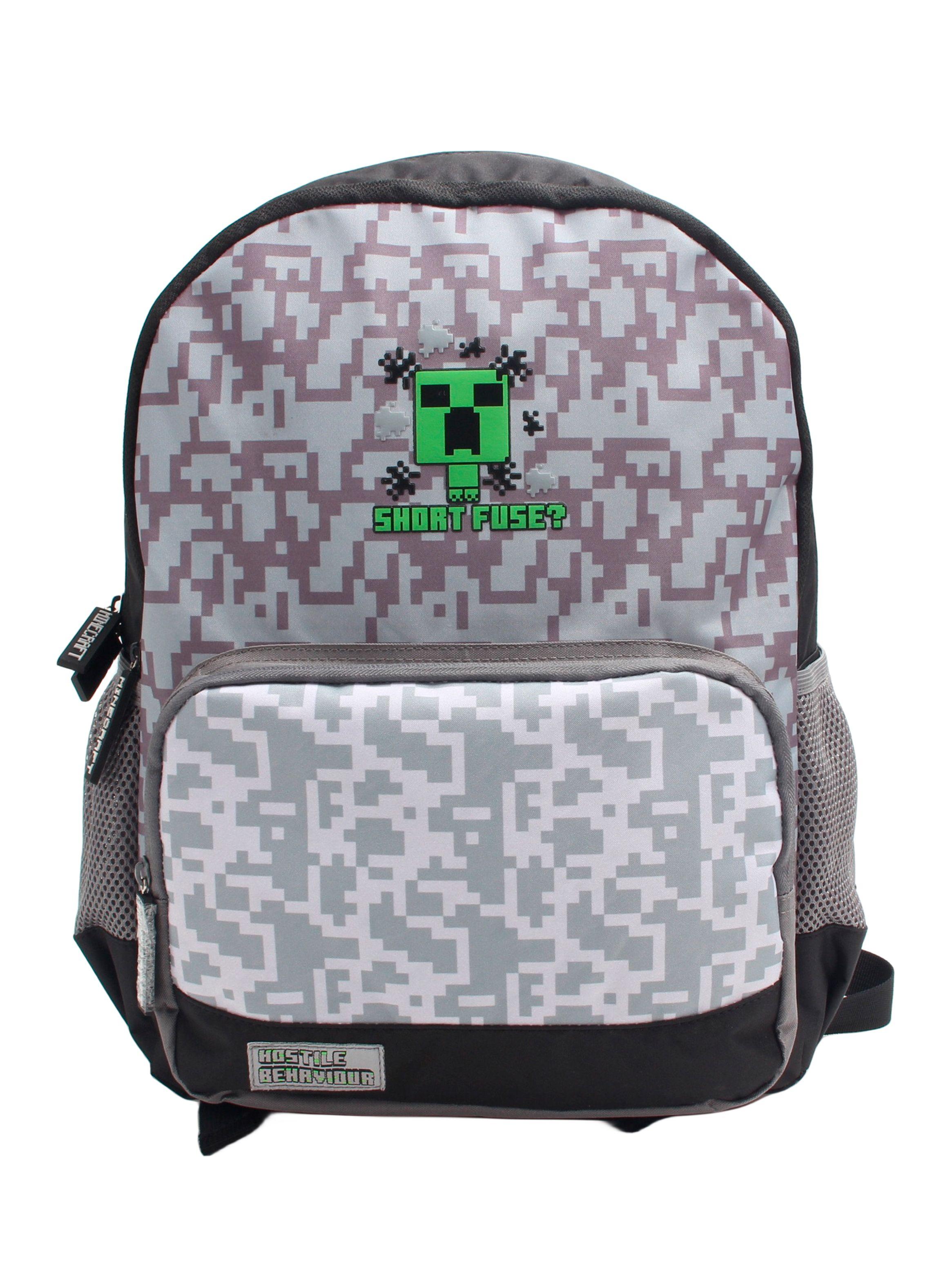 Mochila Juvenil Minecraft Gr-0