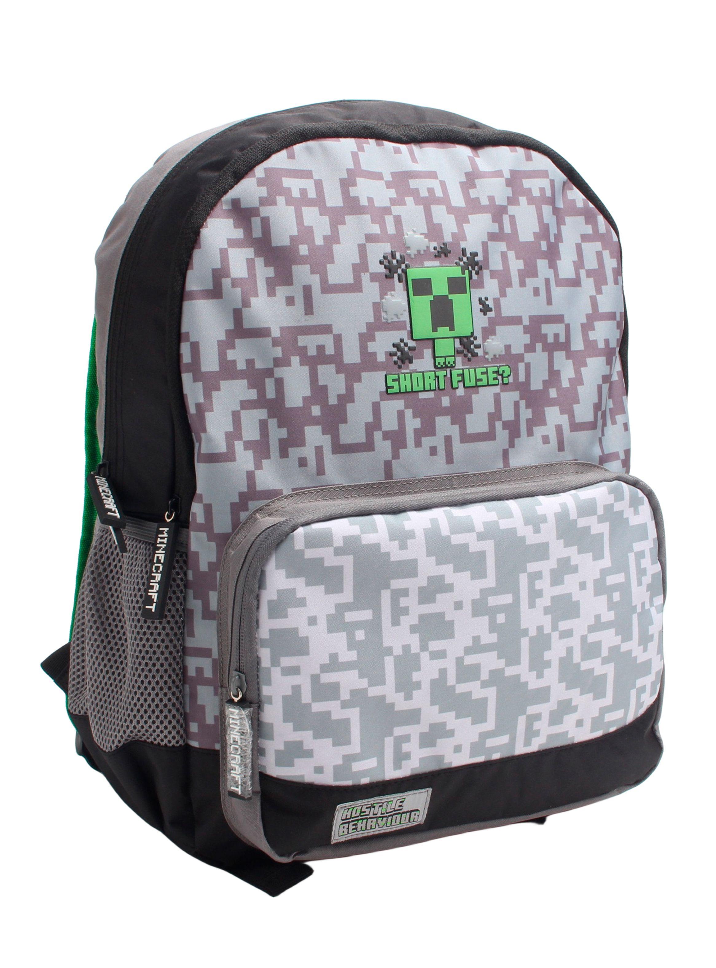 Mochila Juvenil Minecraft Gr-2