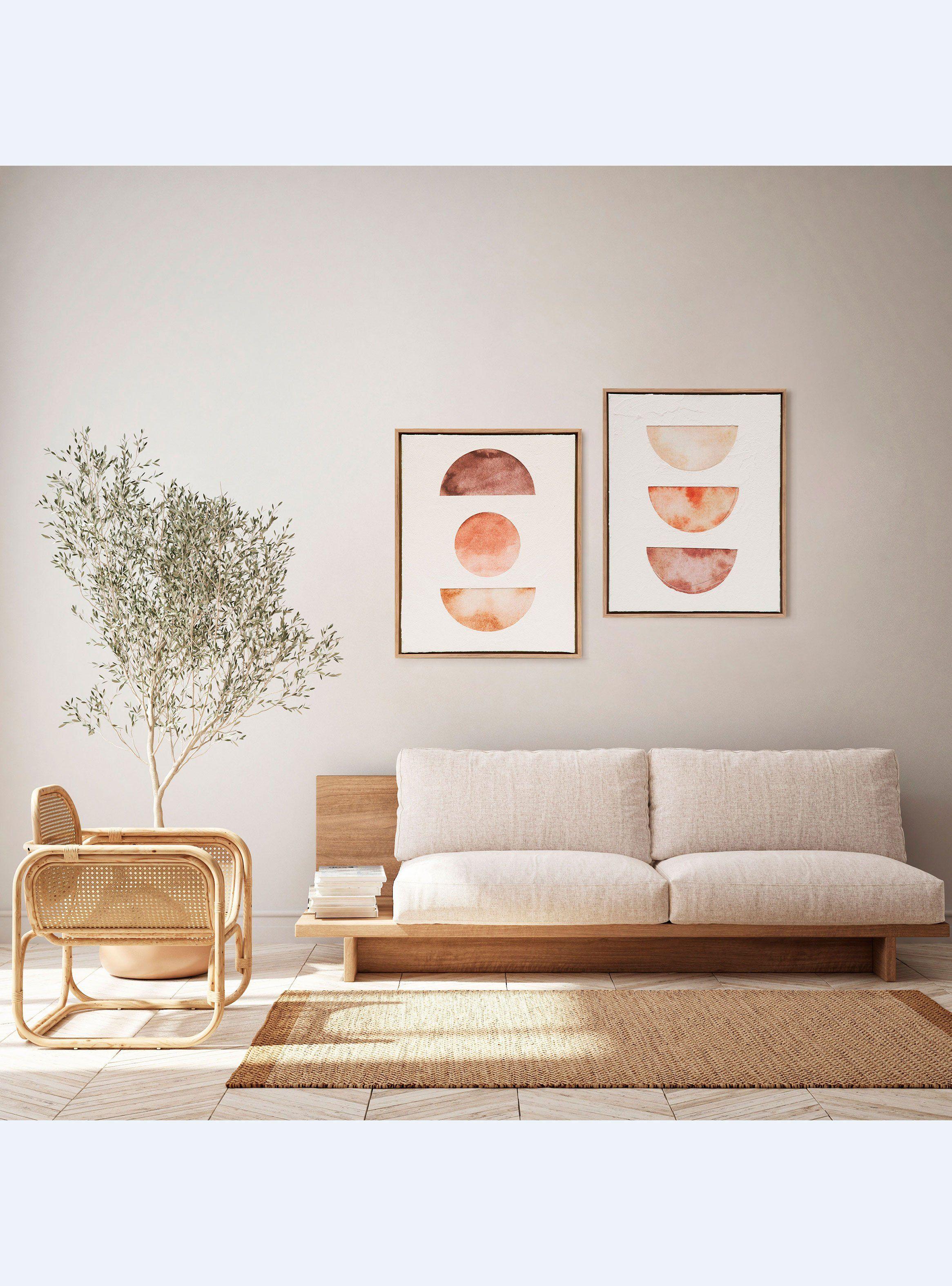 Set 2 Cuadros Abstracto 2 42x52 cm-4