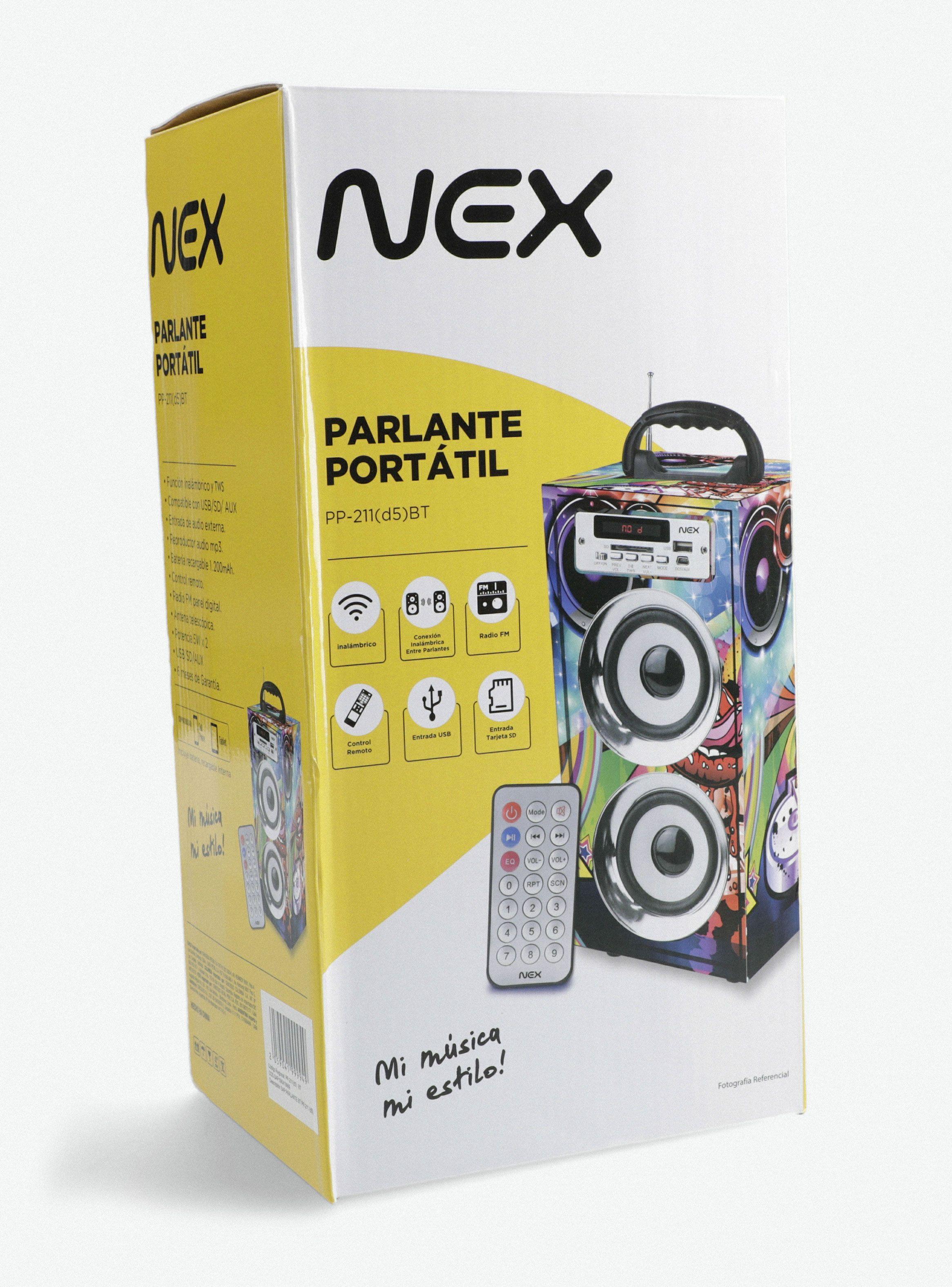 Parlante Portátil Bluetooth PP-211 D5-5