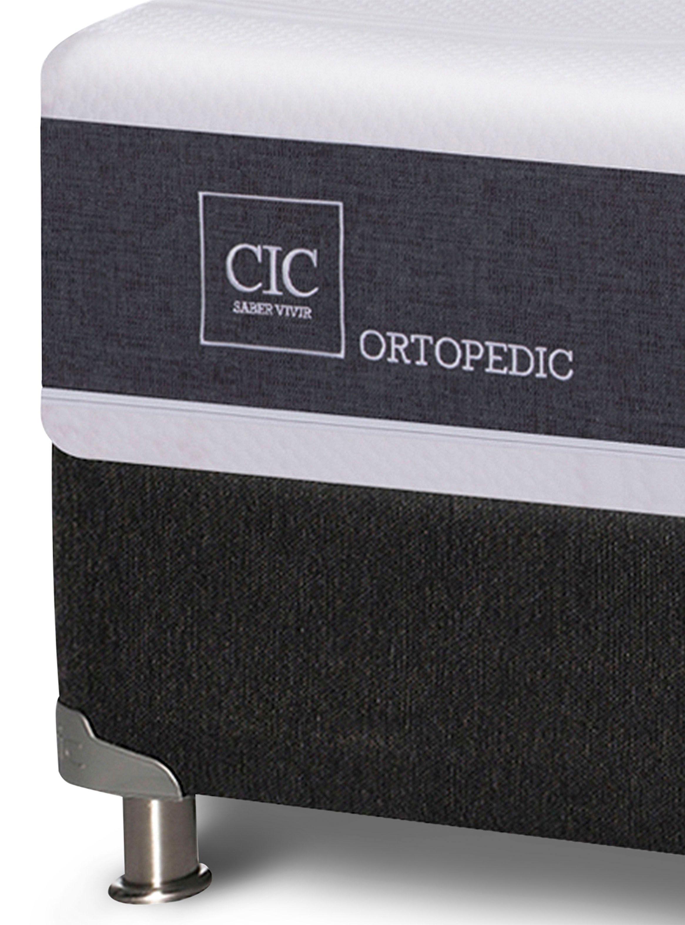 Box Spring Ortopedic B5 Bk King + 2 Almohadas Da Soft Sleep-3