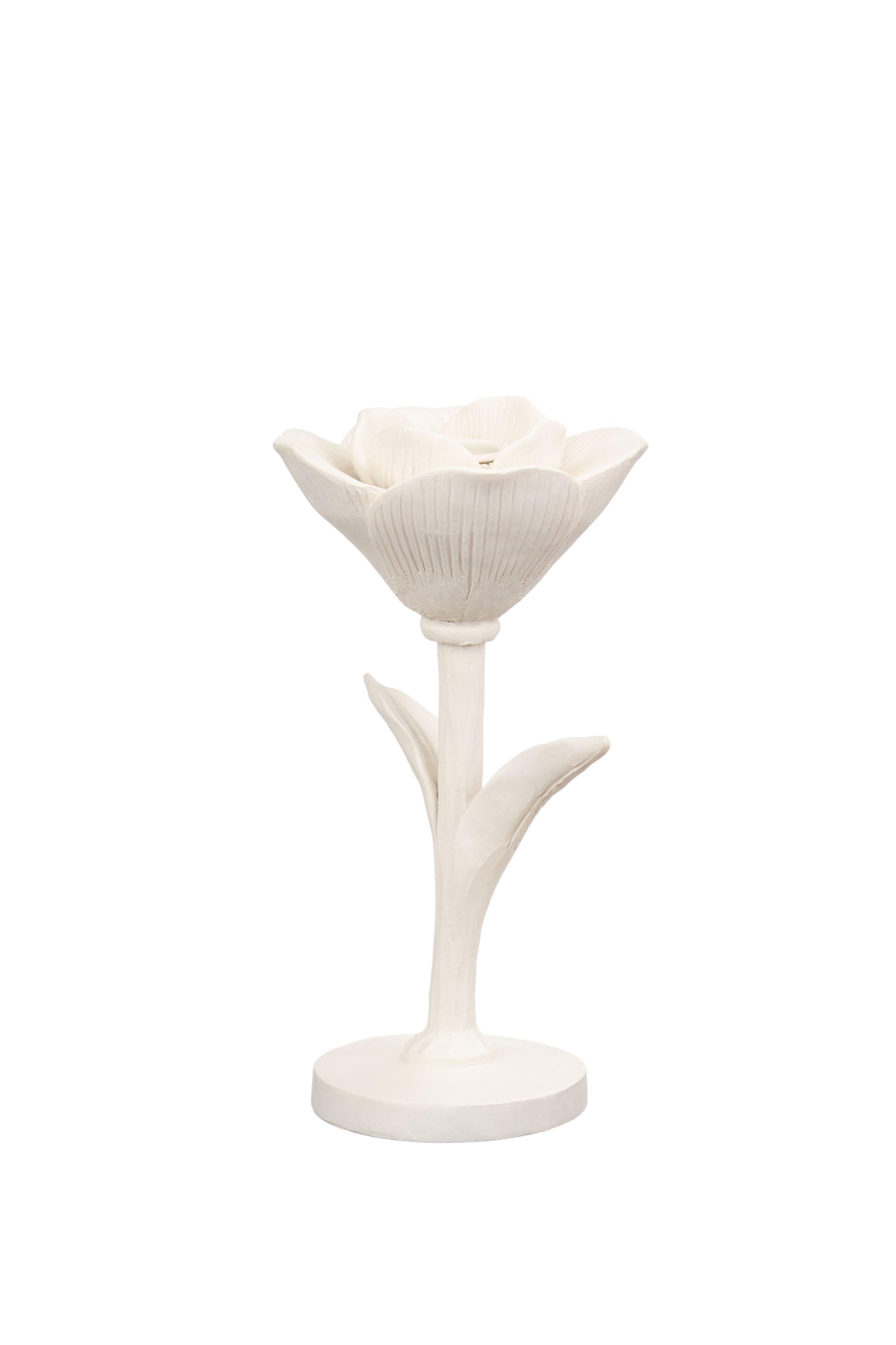 Candelabro Flor Blanco S-1
