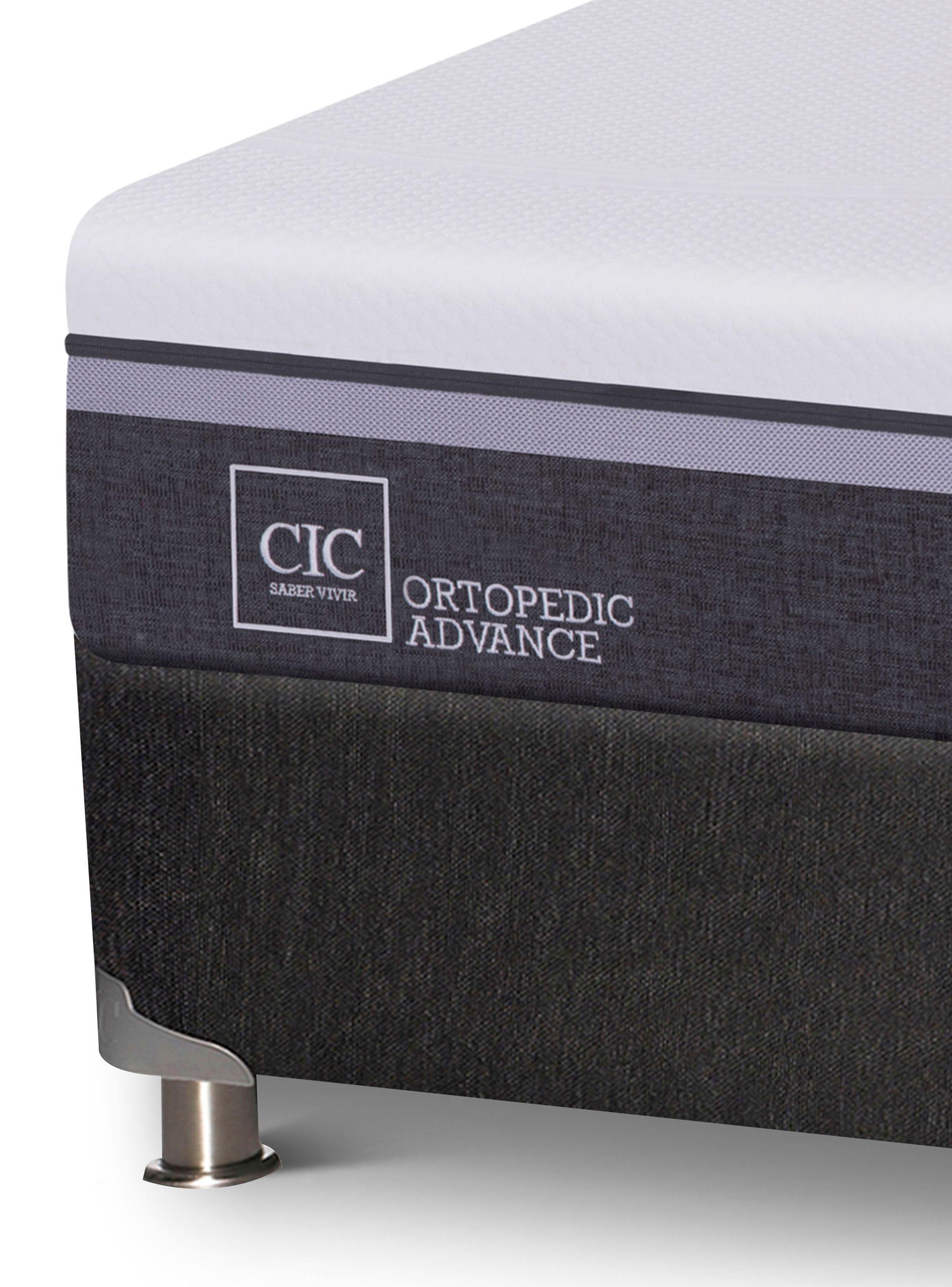 Box Spring Ortopedic Advance B5 Bk King + 2 Almohadas Da Soft Sleep-3
