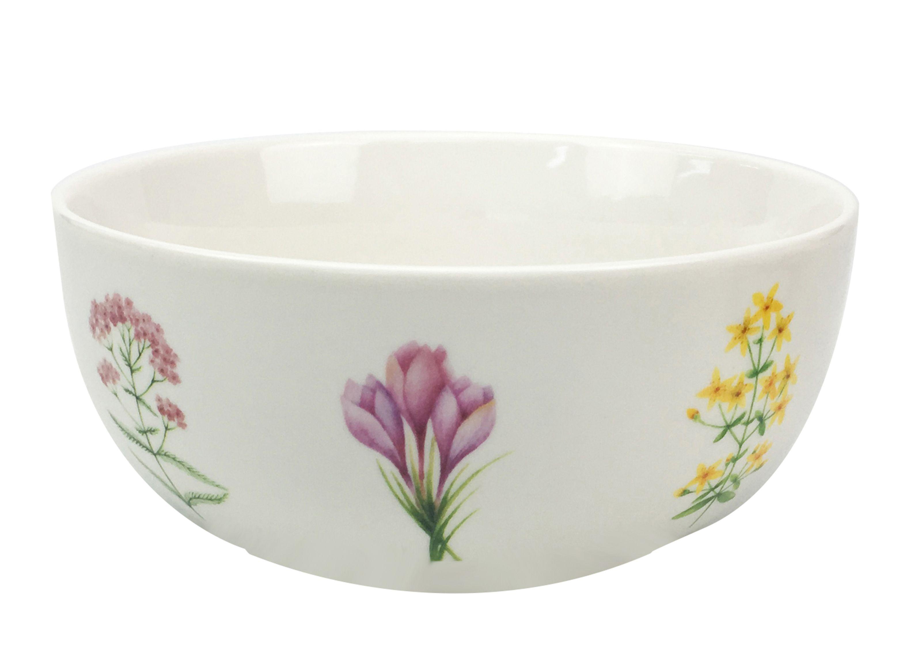 Set Bowls Porcelana Flores 15 cm Sarah Miller-2