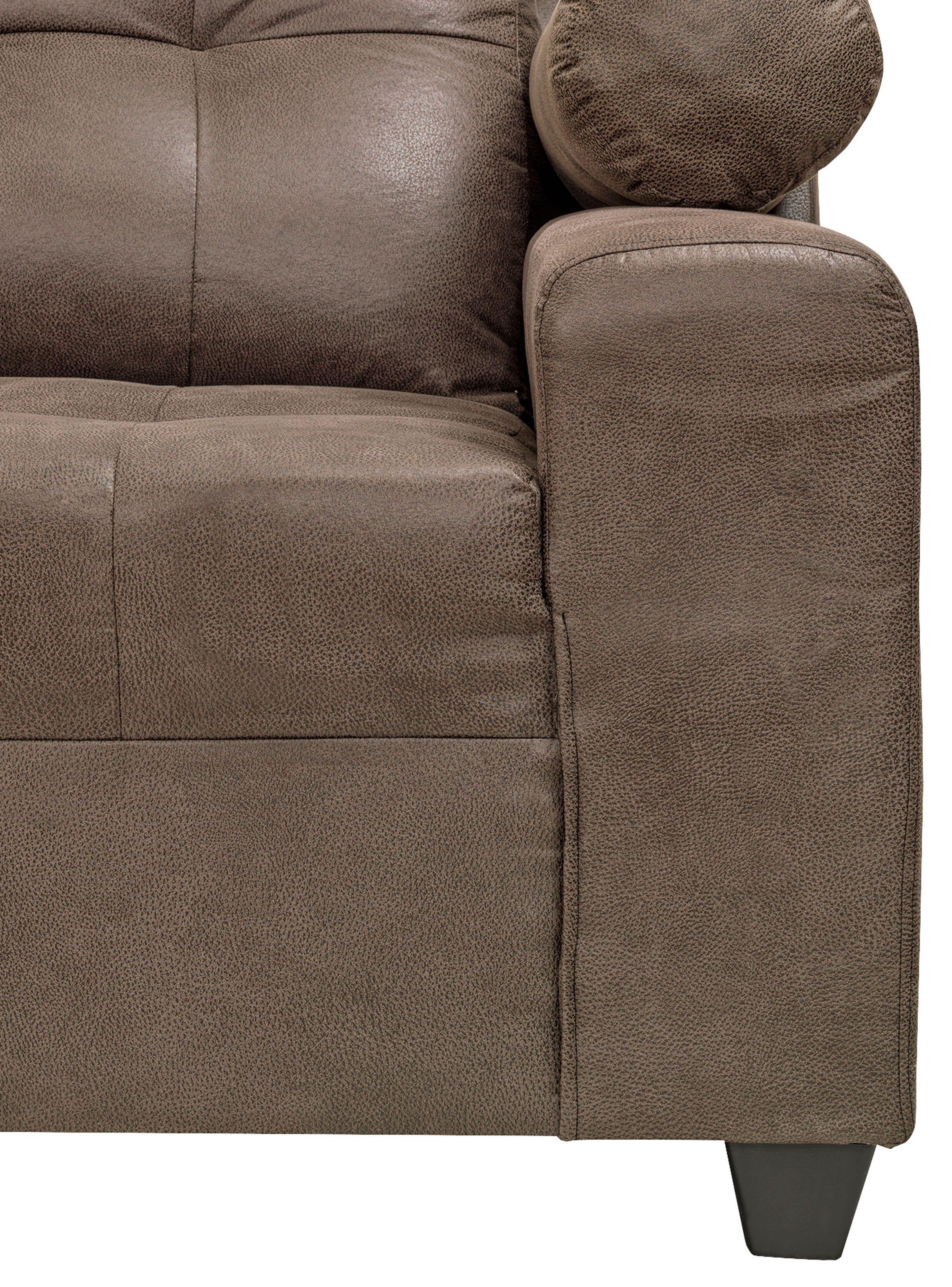 Seccional Le Mans XL Izquierdo PU Café Envejecido-3