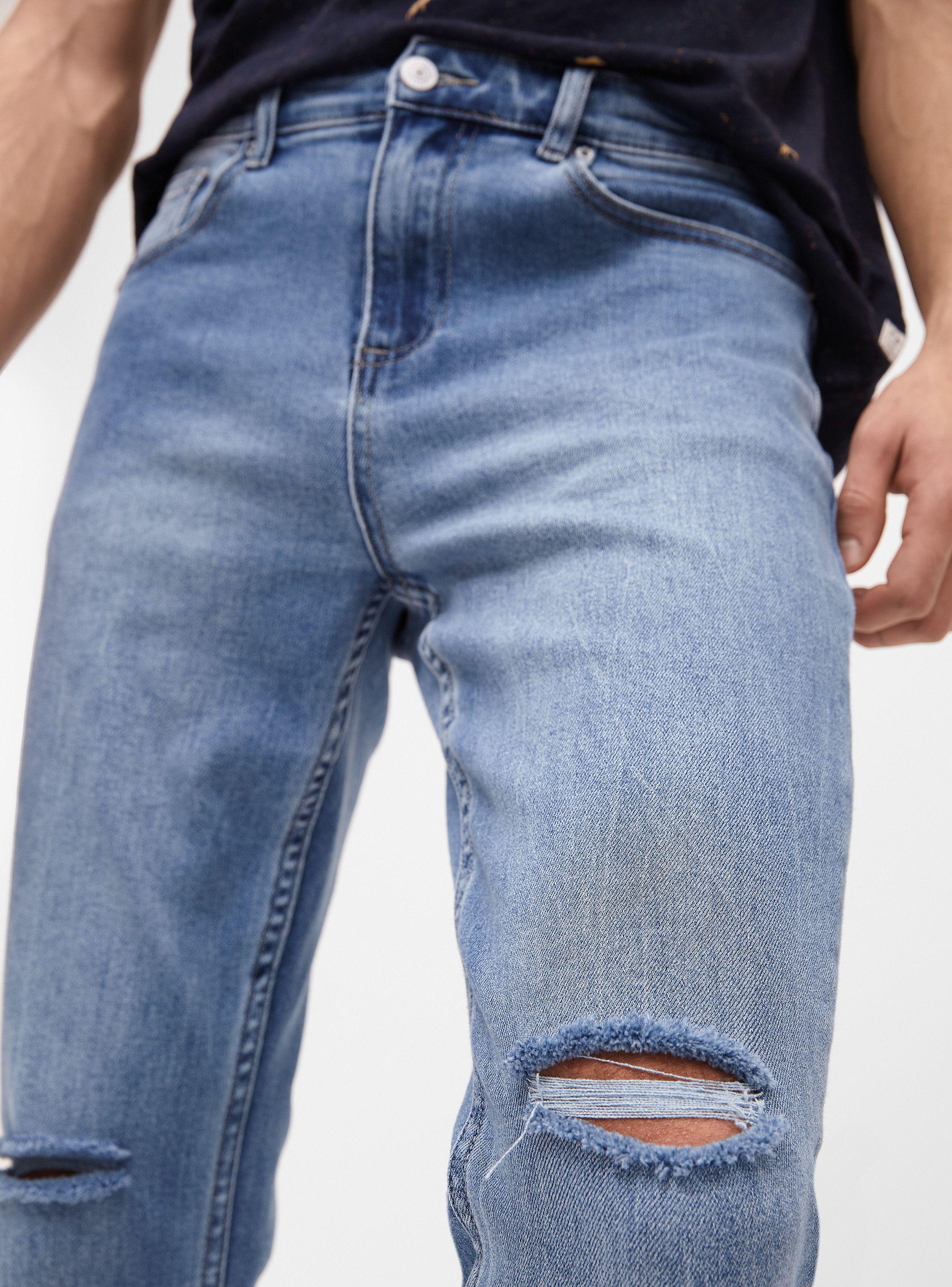 Jeans Skinny Crop Tajo Azul Claro Foster-2