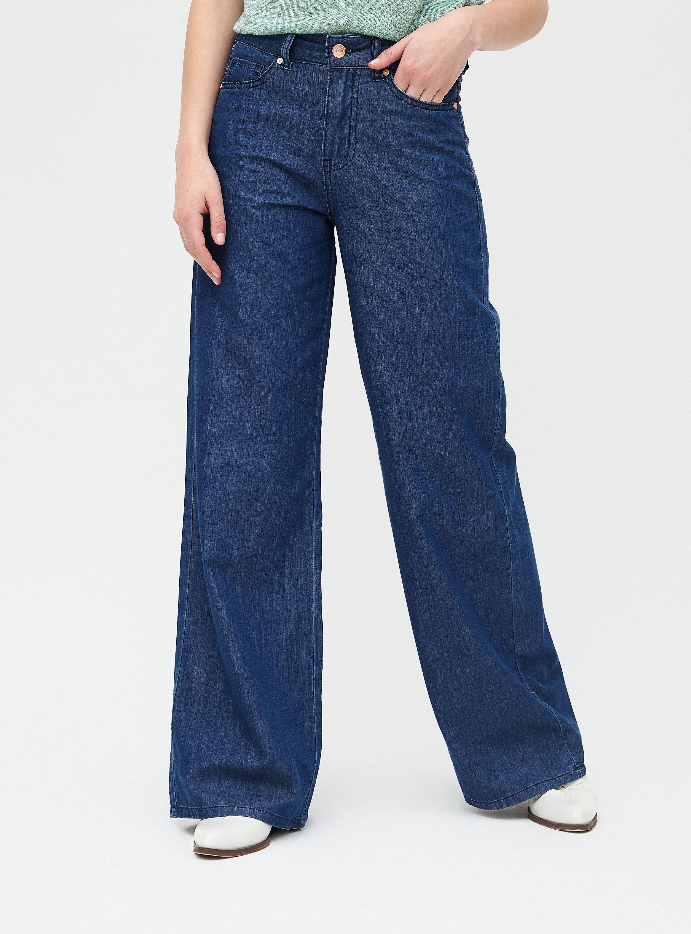 Jeans Wide Leg Azul Medio Foster-0