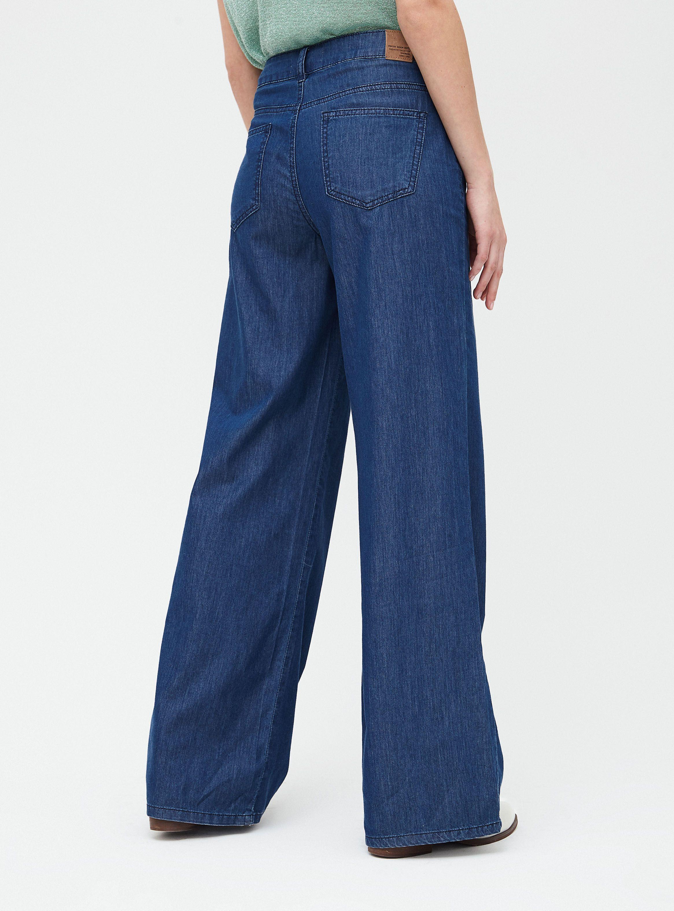 Jeans Wide Leg Azul Medio Foster-1