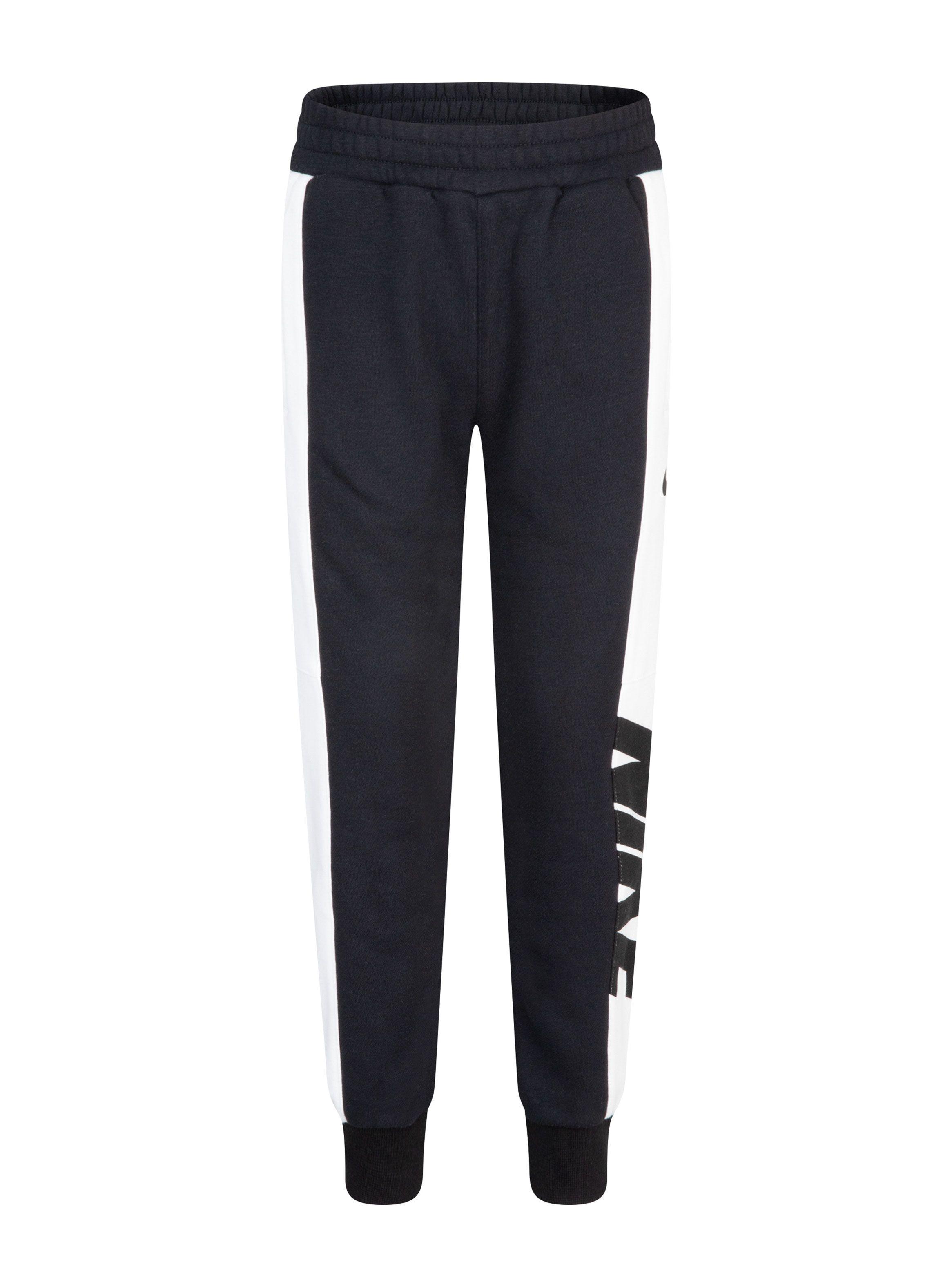 Pantalón Buzo Infantil Amplify Blanco y Negro-0