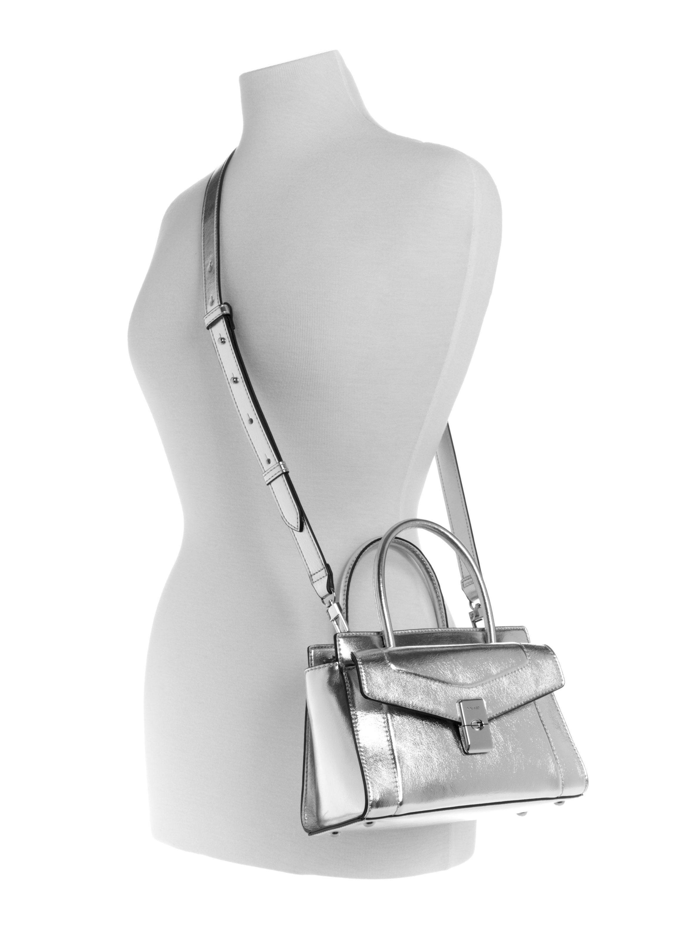 Bandolera Myles Mini Satchel Plata-2
