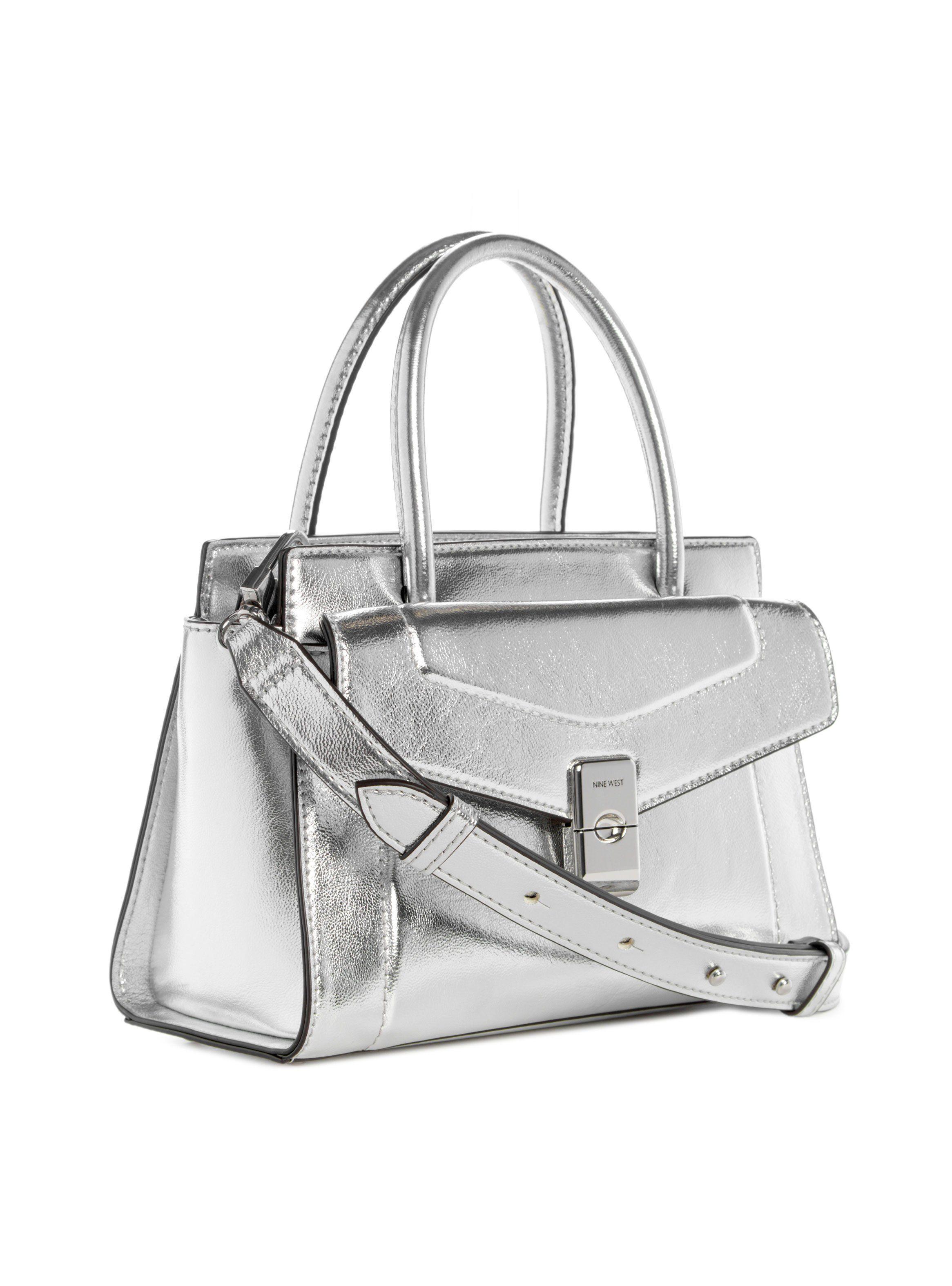 Bandolera Myles Mini Satchel Plata-5