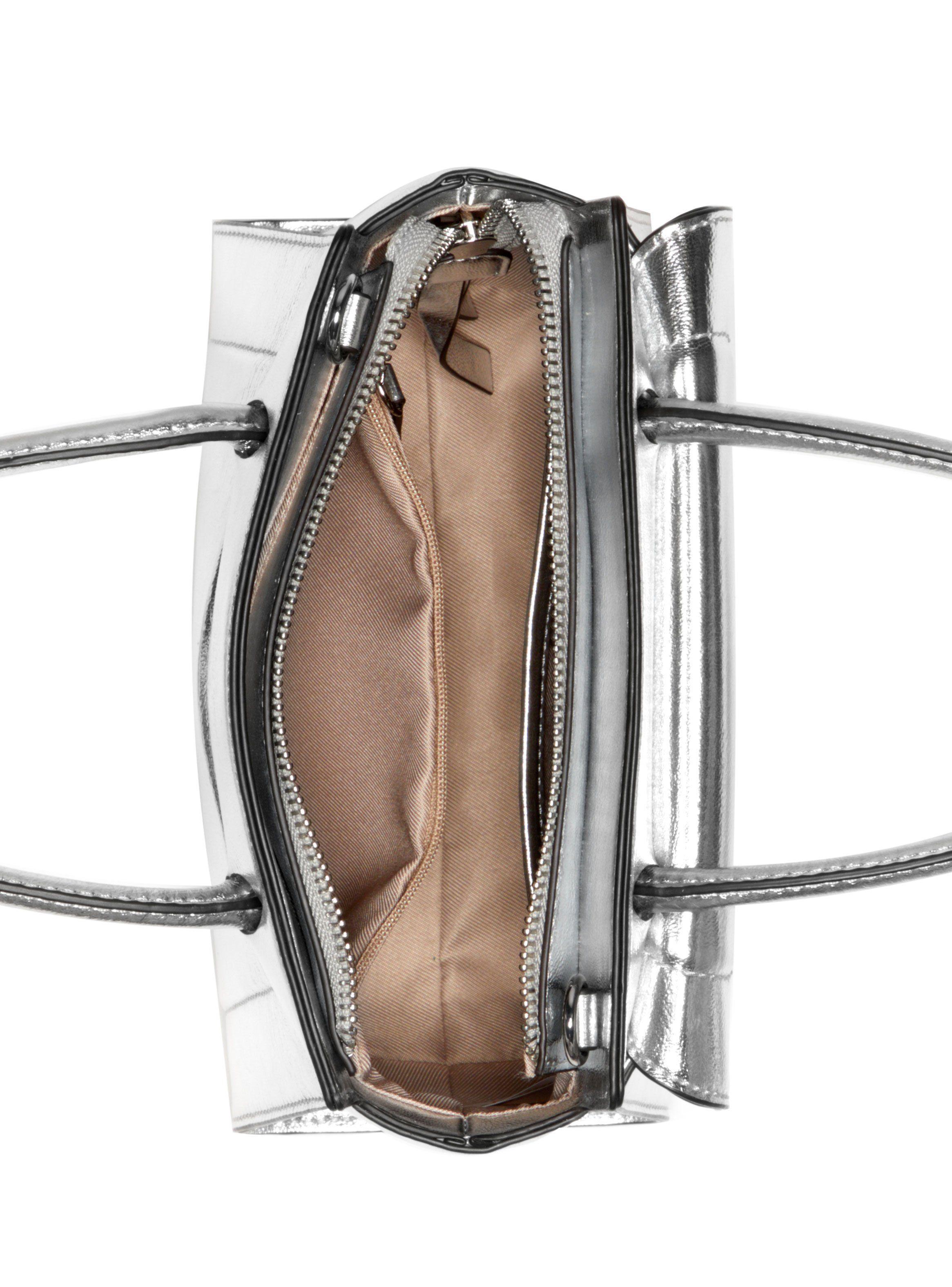 Bandolera Myles Mini Satchel Plata-3