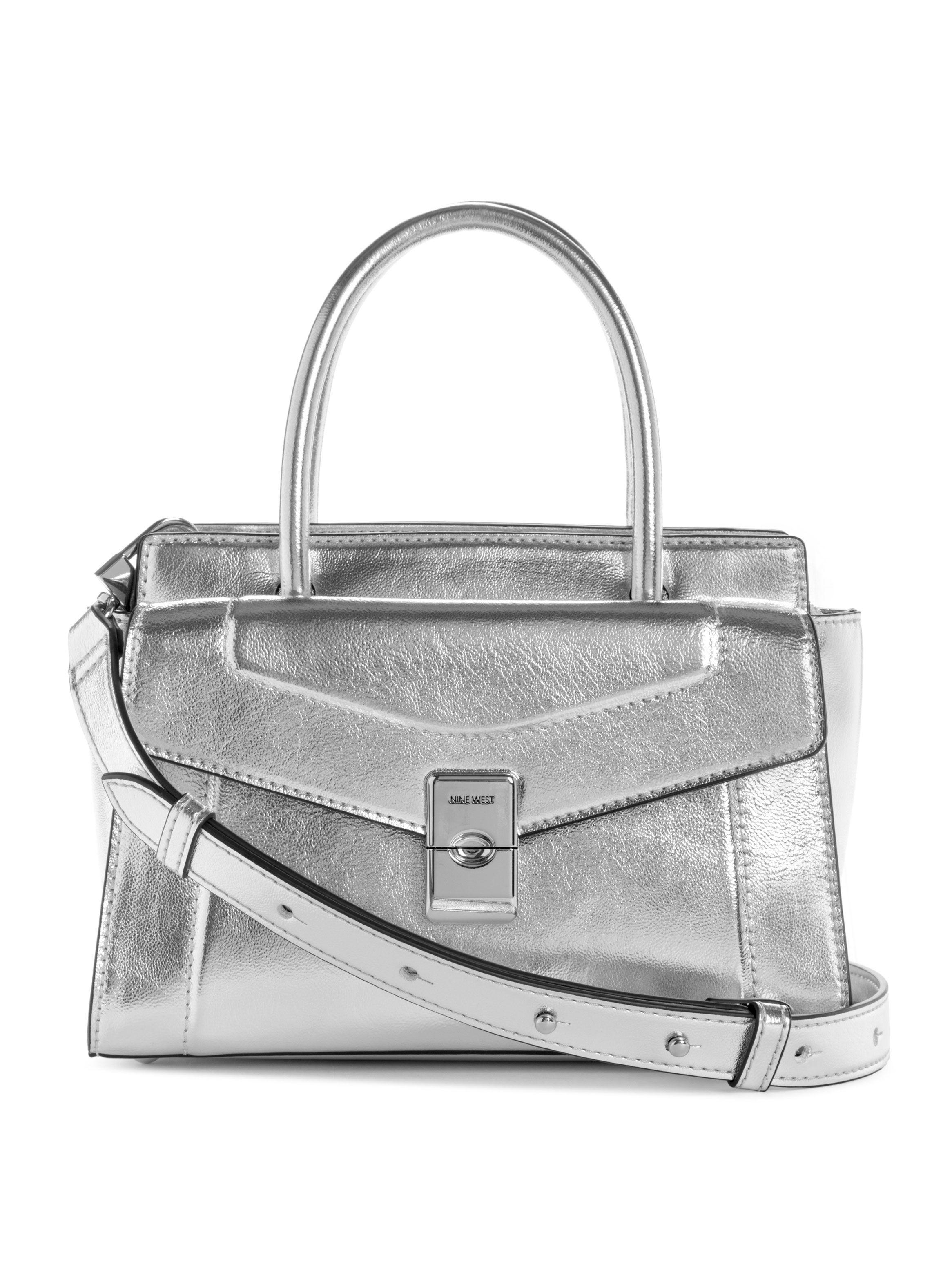 Bandolera Myles Mini Satchel Plata-0