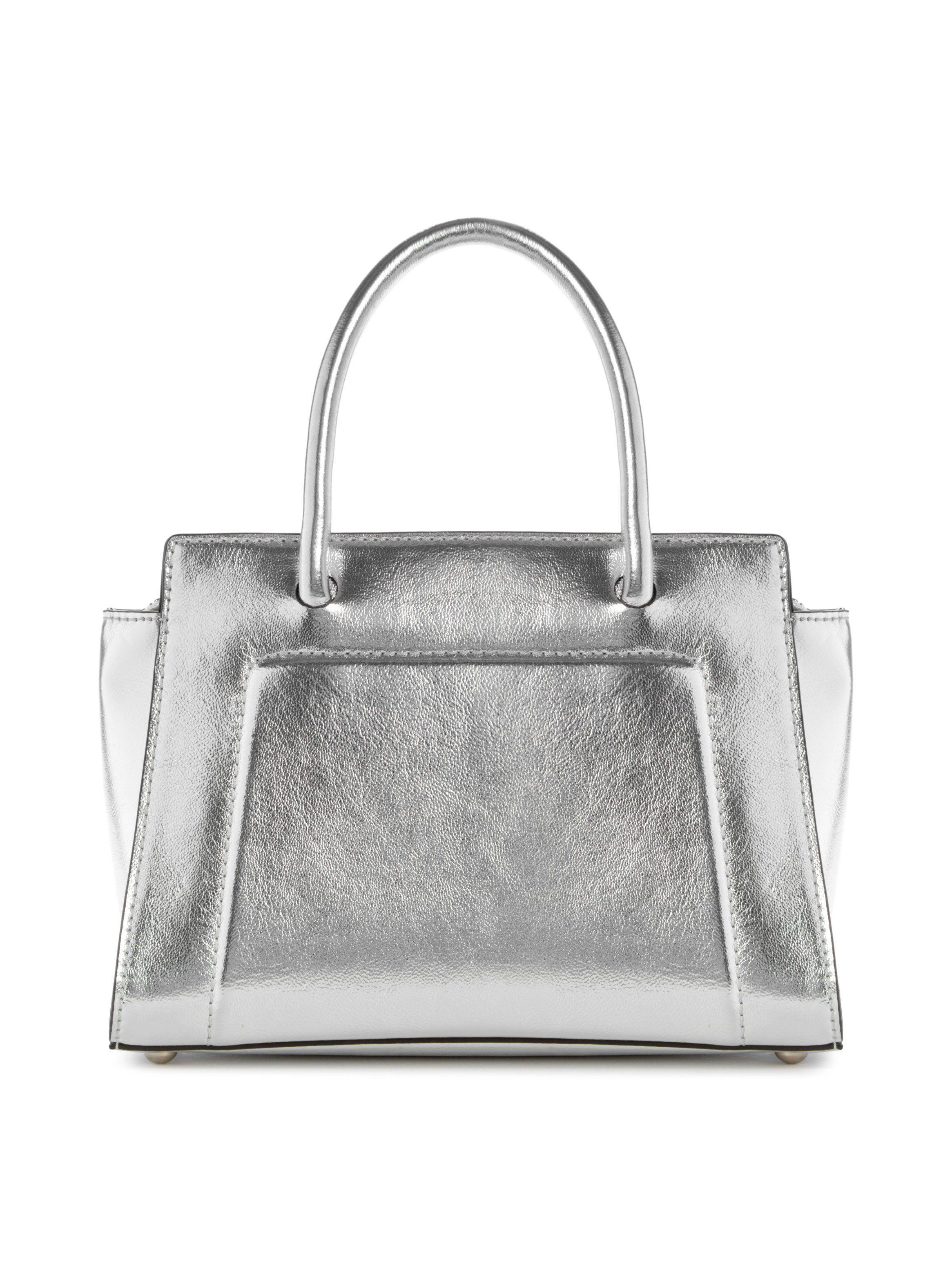 Bandolera Myles Mini Satchel Plata-4