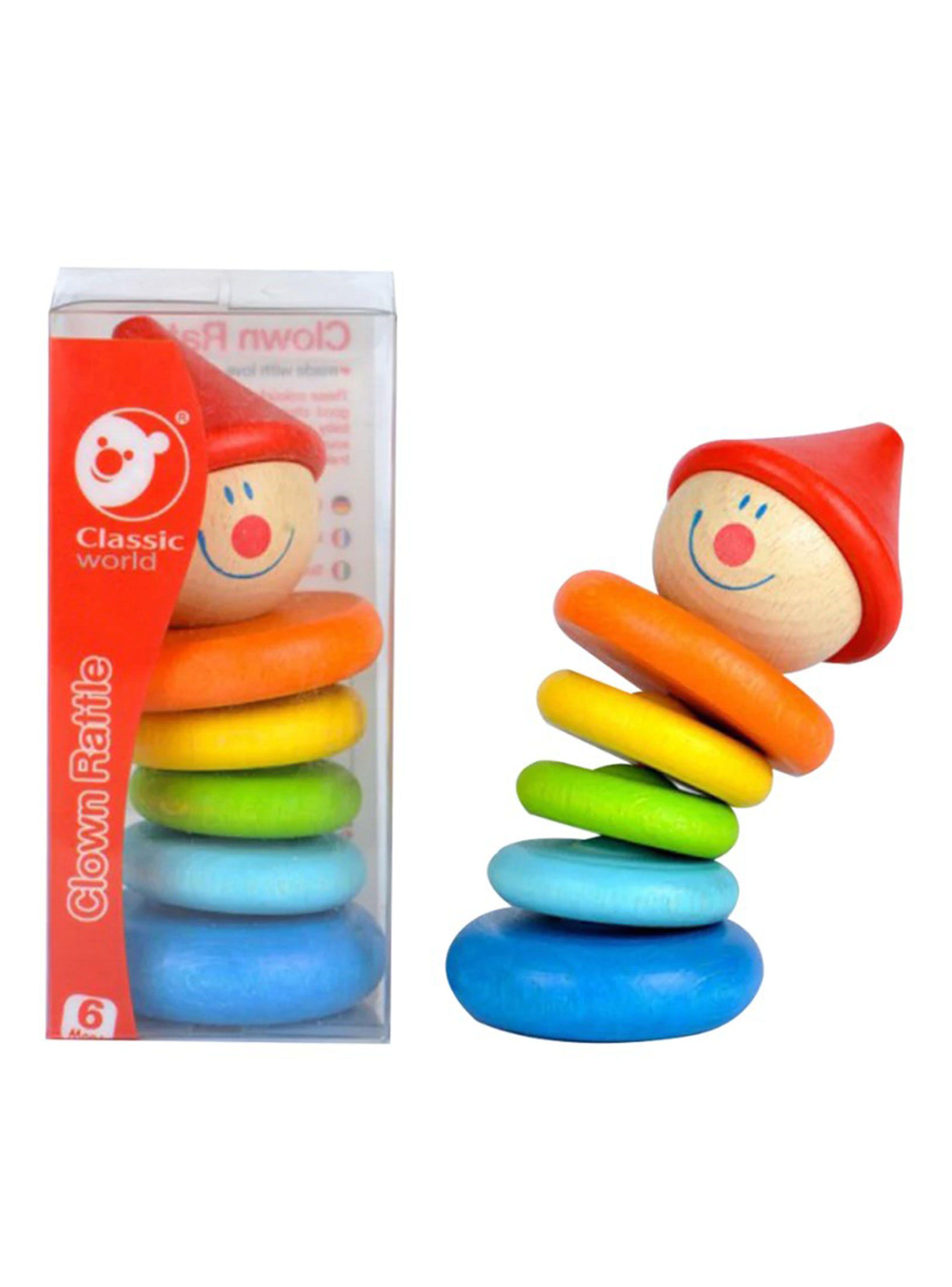 Juguete de Aprendizaje Sonajero Payaso-1