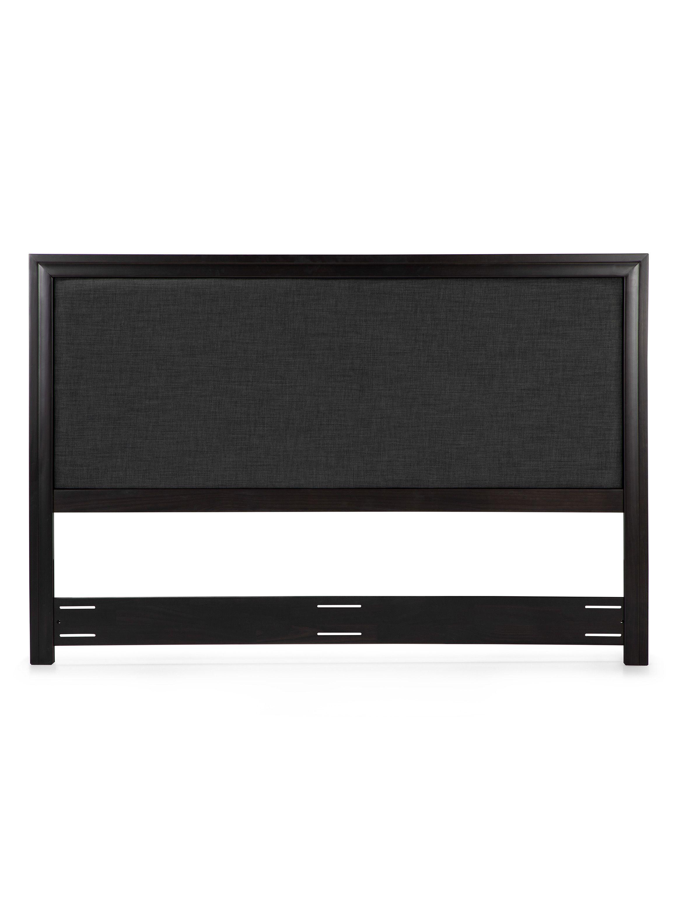 Set Muebles Dormitorio: Respaldo Nolita 2 Plazas + Veladores Issey Grafito-2